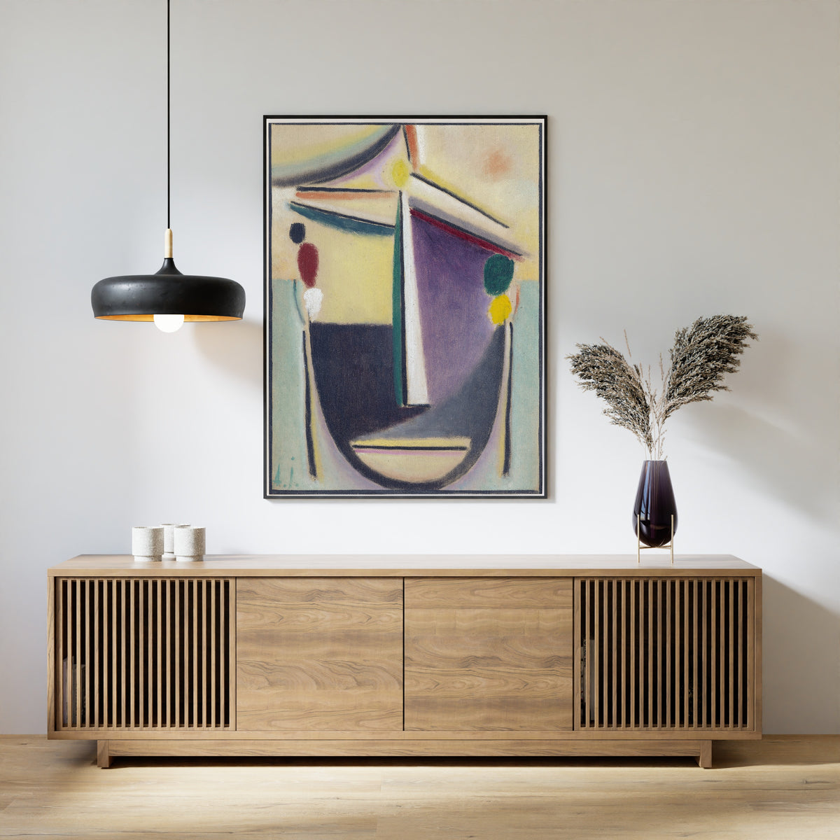 Alexej von Jawlensky — Abstract Head, Black-Yellow-Purple | Expressionist Fine Art Print