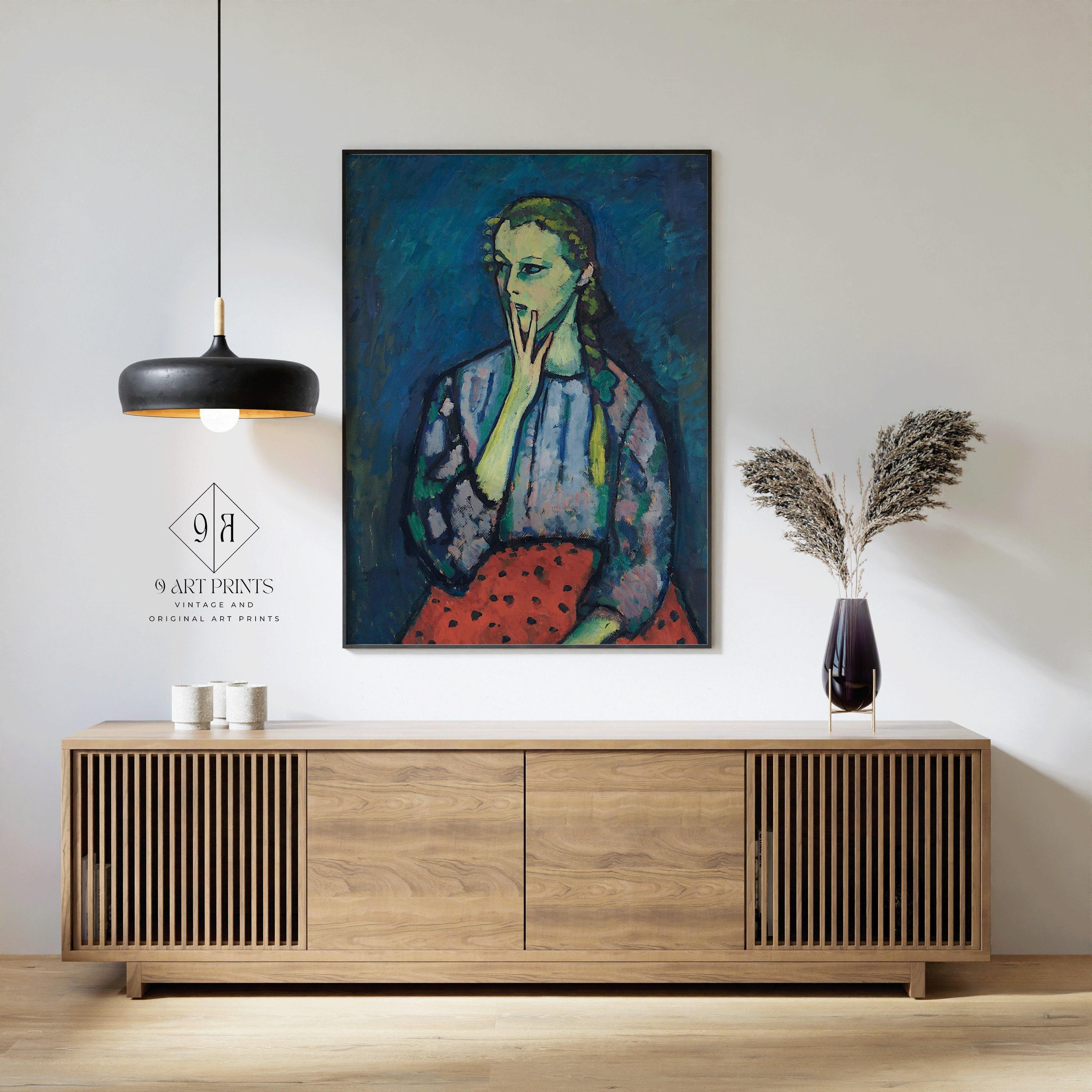 Alexej Von Jawlensky - Portrait of a Girl | Famous Art (available handframed or unframed) - 9ArtPrints