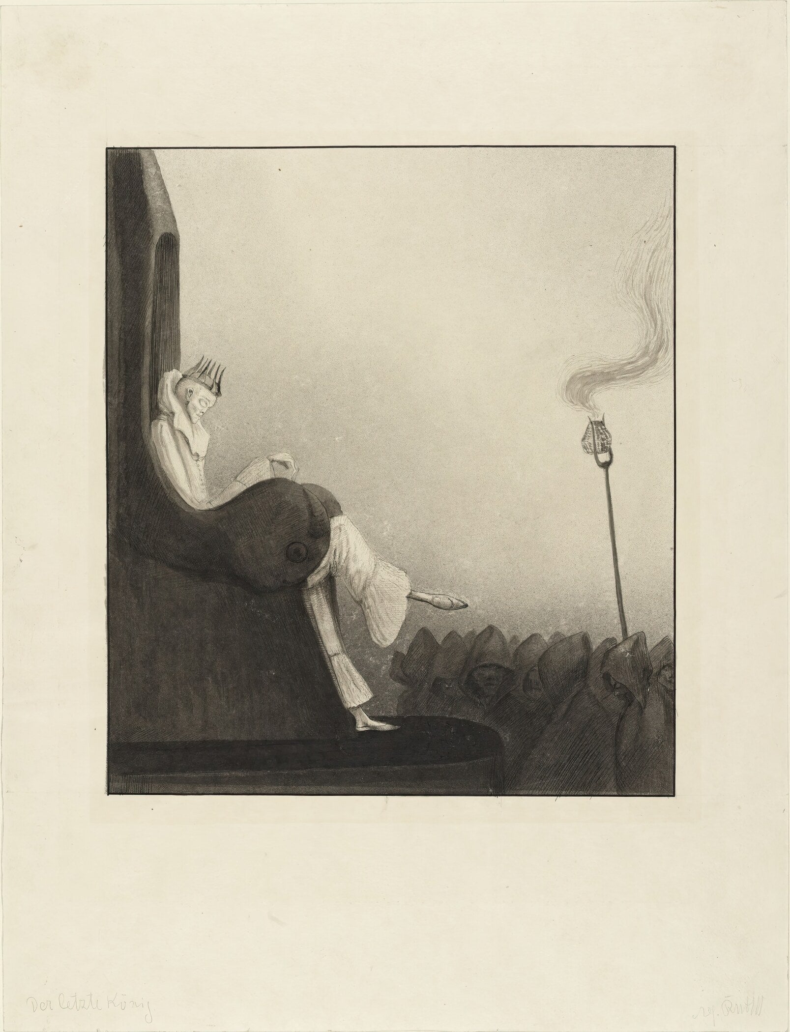 Alfred Kubin — The Last King | Symbolist Fine Art Print - 9ArtPrints