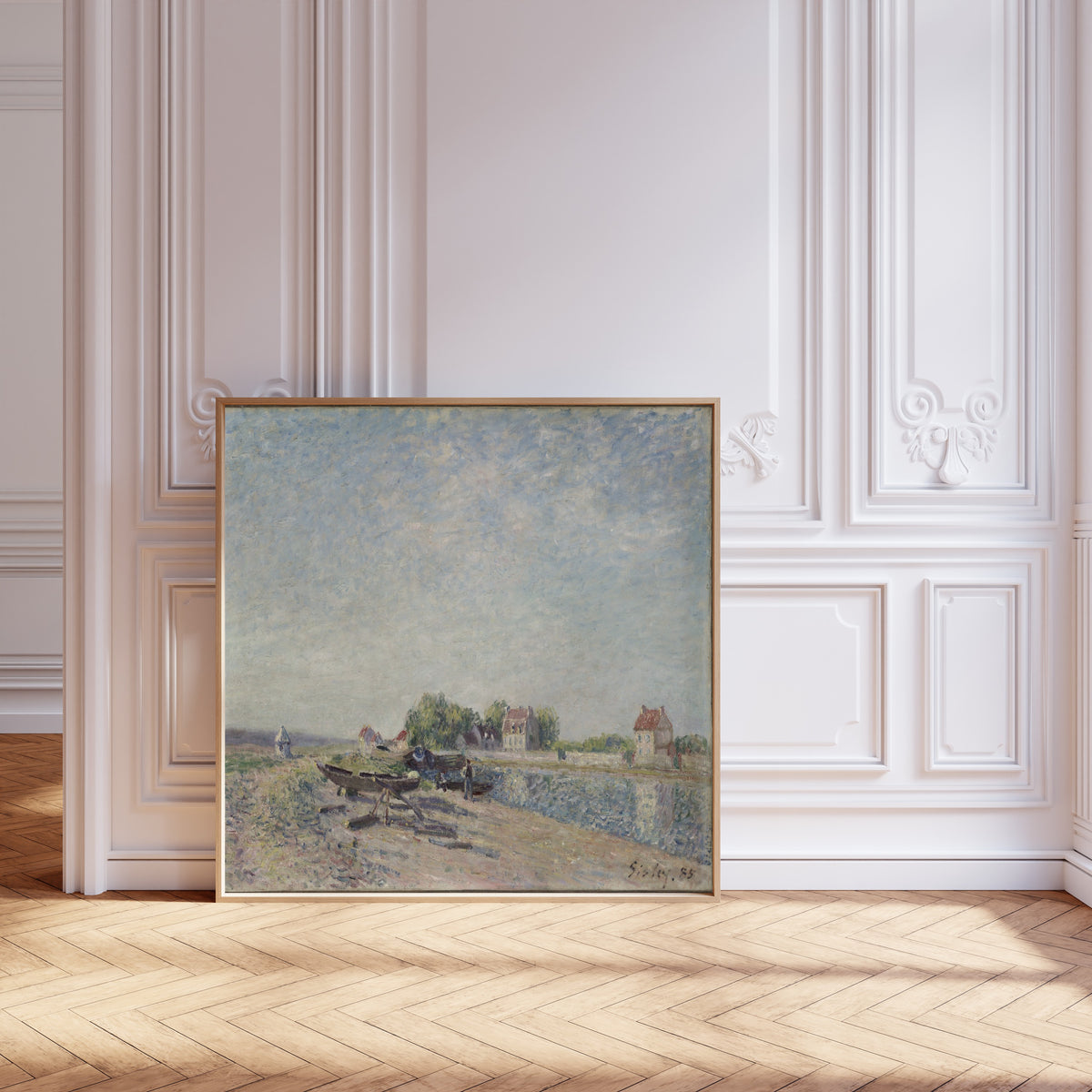 Alfred Sisley — Saint-Mammès, Loing Canal | Fine Art Print