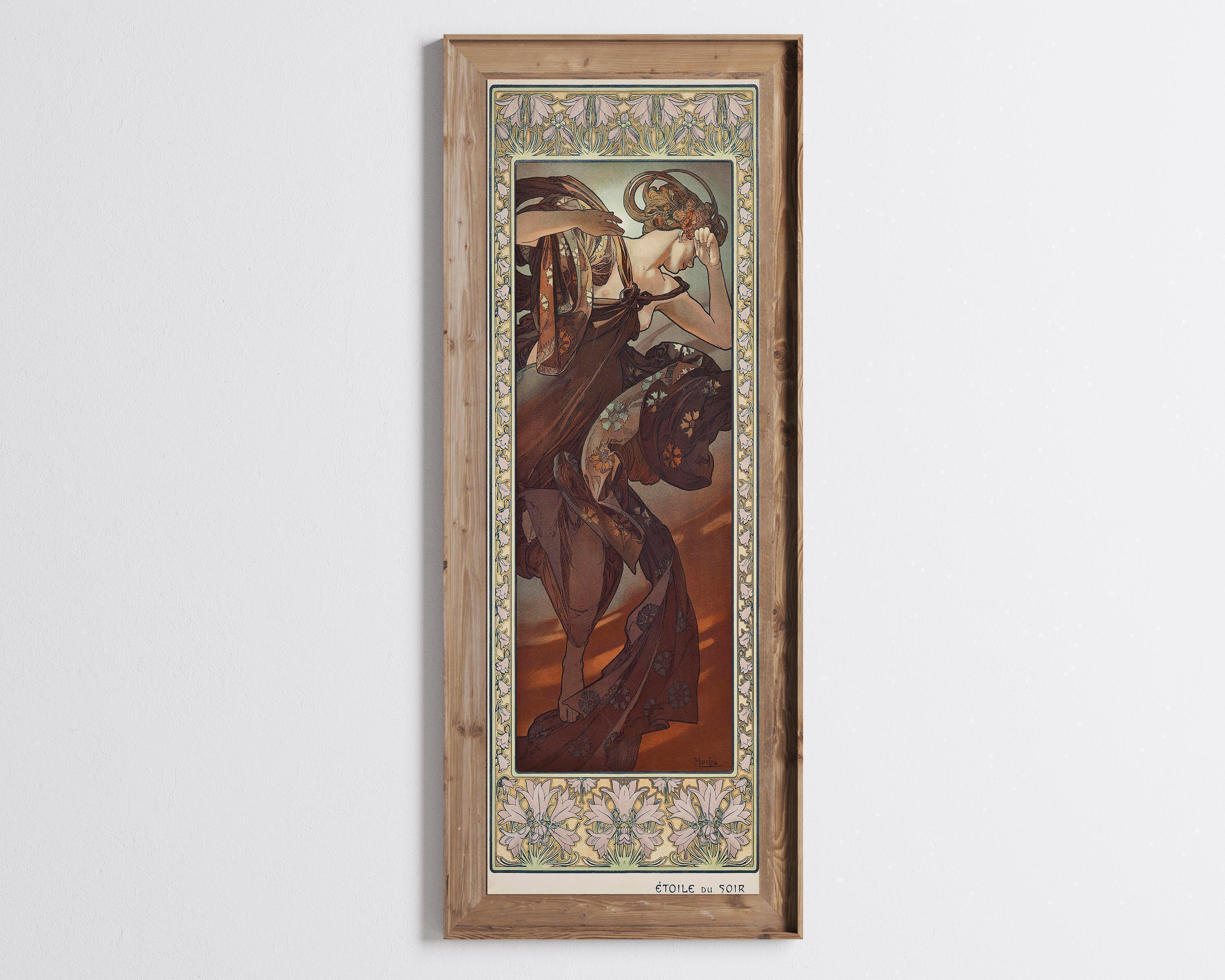Alphonse Mucha - L'Etoile du Soir Art Nouveau Vintage Poster - 9ArtPrints