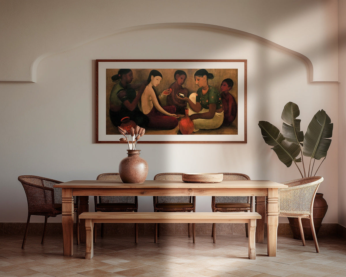 Amrita Sher-Gil — Bride's Toilet | Fine Art Giclée Print - 9ArtPrints