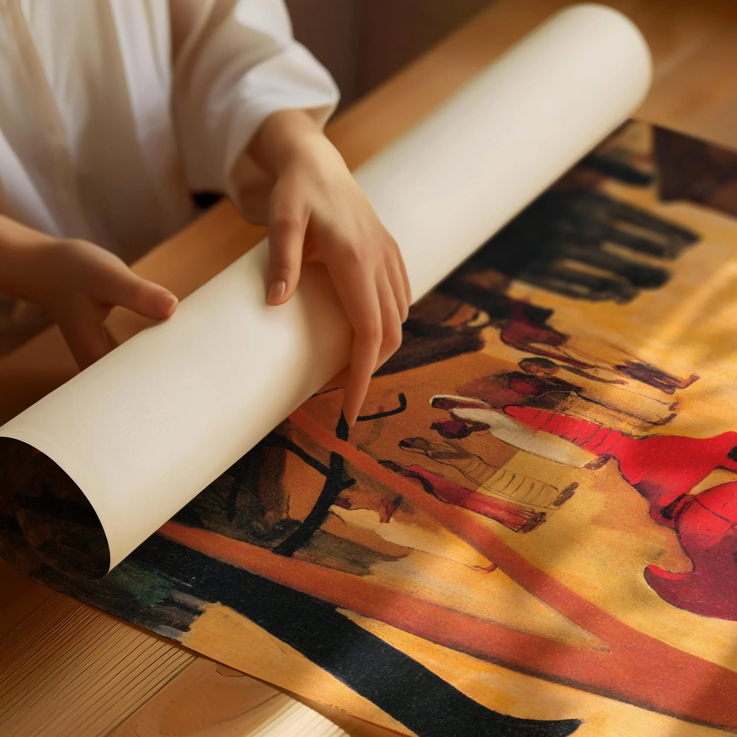 Amrita Sher Gil - Red Clay Elephant | Indian Artist Female Portrait (available handframed or unframed) - 9ArtPrints