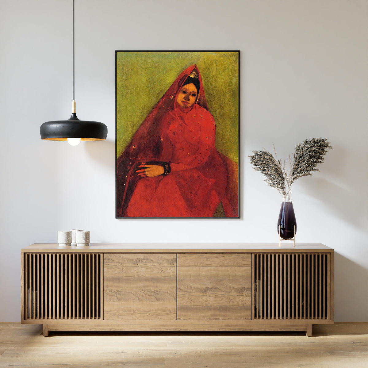 Amrita Sher-Gil — The Bride | Fine Art Giclée Print - 9ArtPrints