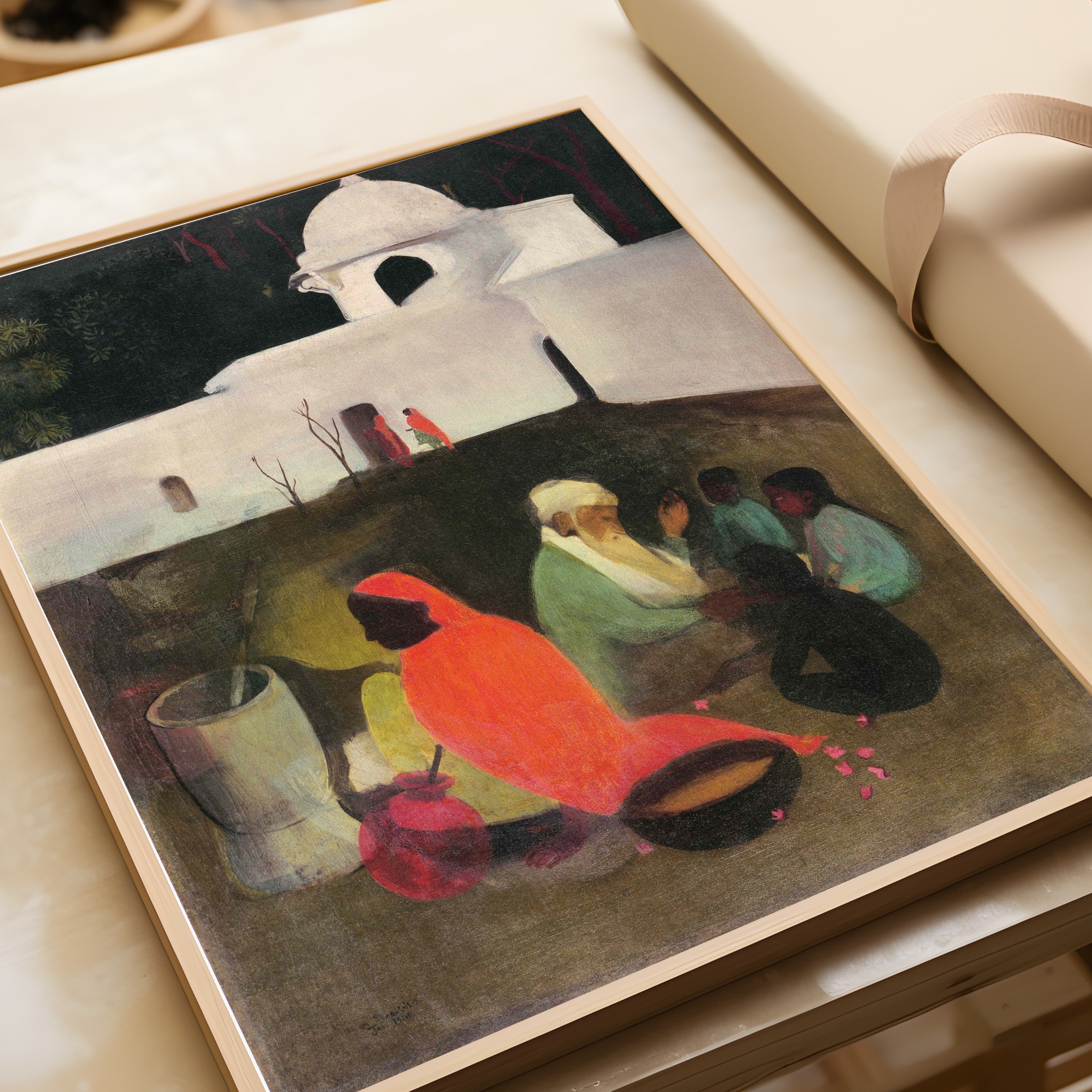 Amrita Sher-Gil — Ancient Story Teller | Fine Art Giclée Print