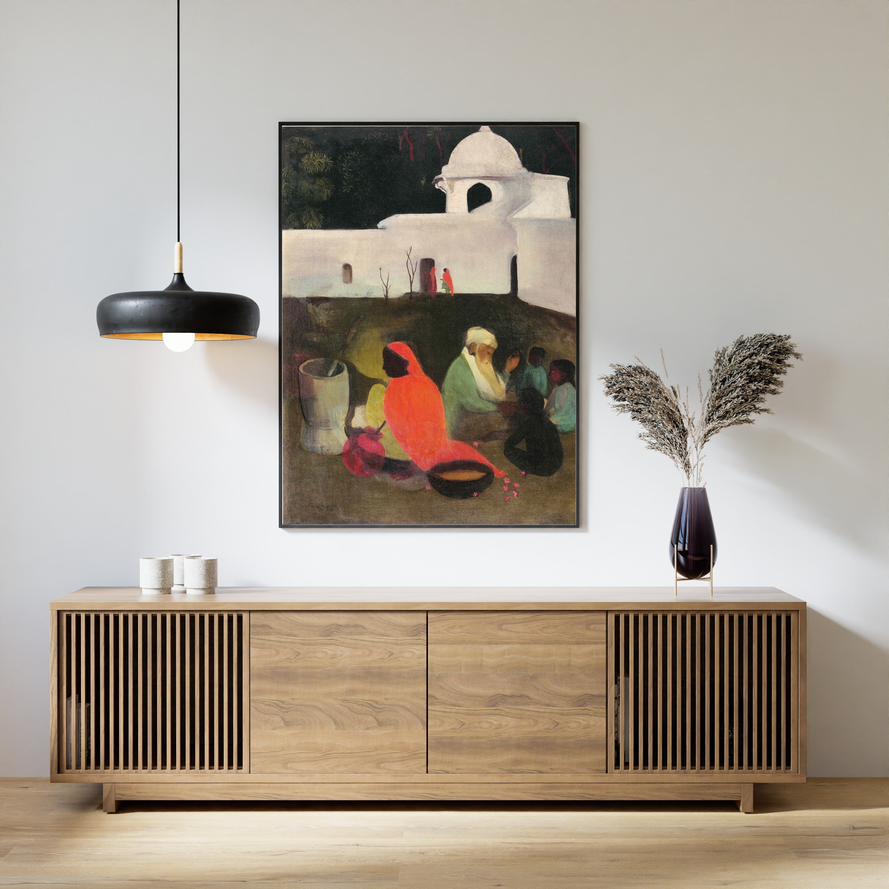 Amrita Sher-Gil — Ancient Story Teller | Fine Art Giclée Print