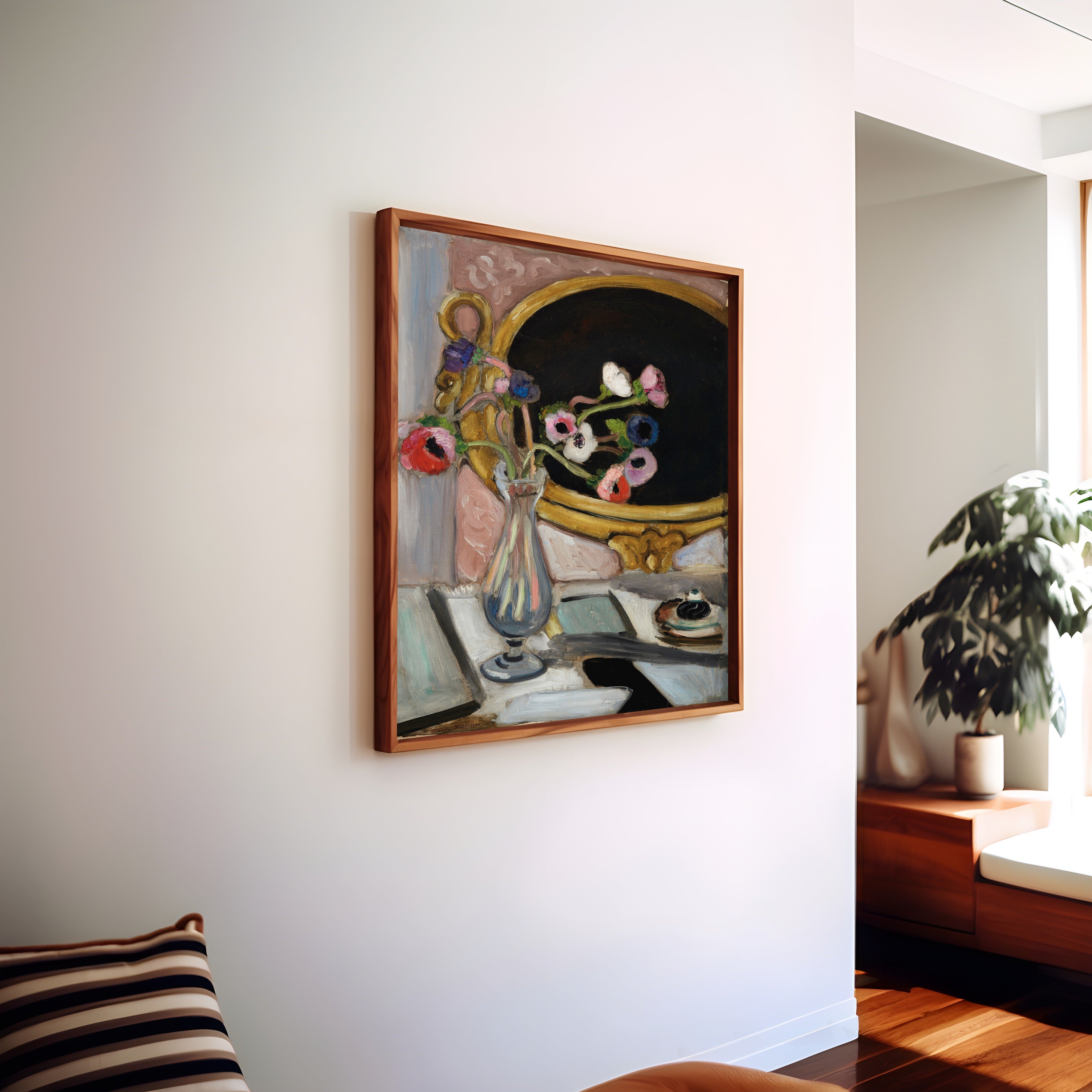 Henri Matisse — Anemones in a Black Mirror | Fine Art Print