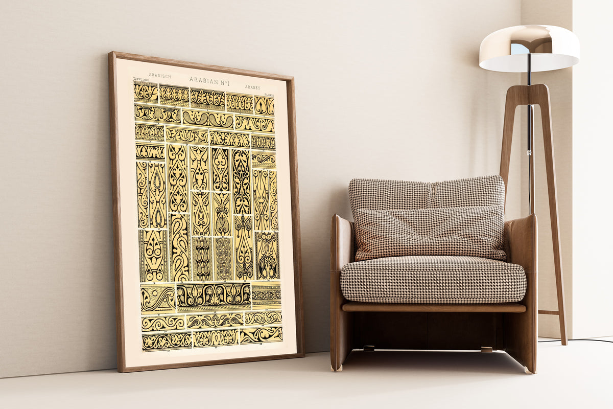 Owen Jones — Arabian No. 1, from The Grammar of Ornament | Ornament Plate Print