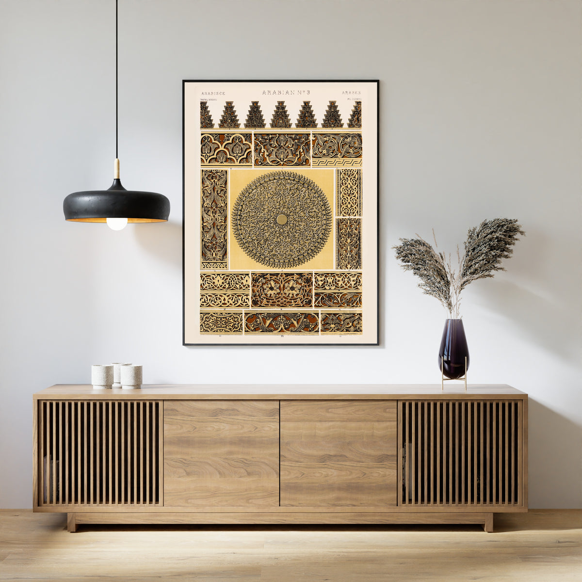 Owen Jones — Arabian No. 3, from The Grammar of Ornament | Ornament Plate Print