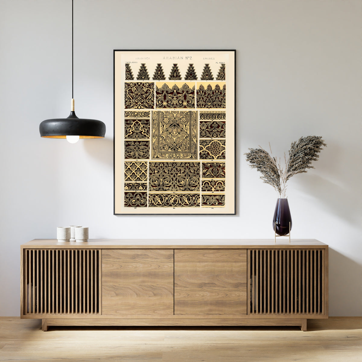 Owen Jones — Arabian No. 2, from The Grammar of Ornament | Ornament Plate Print