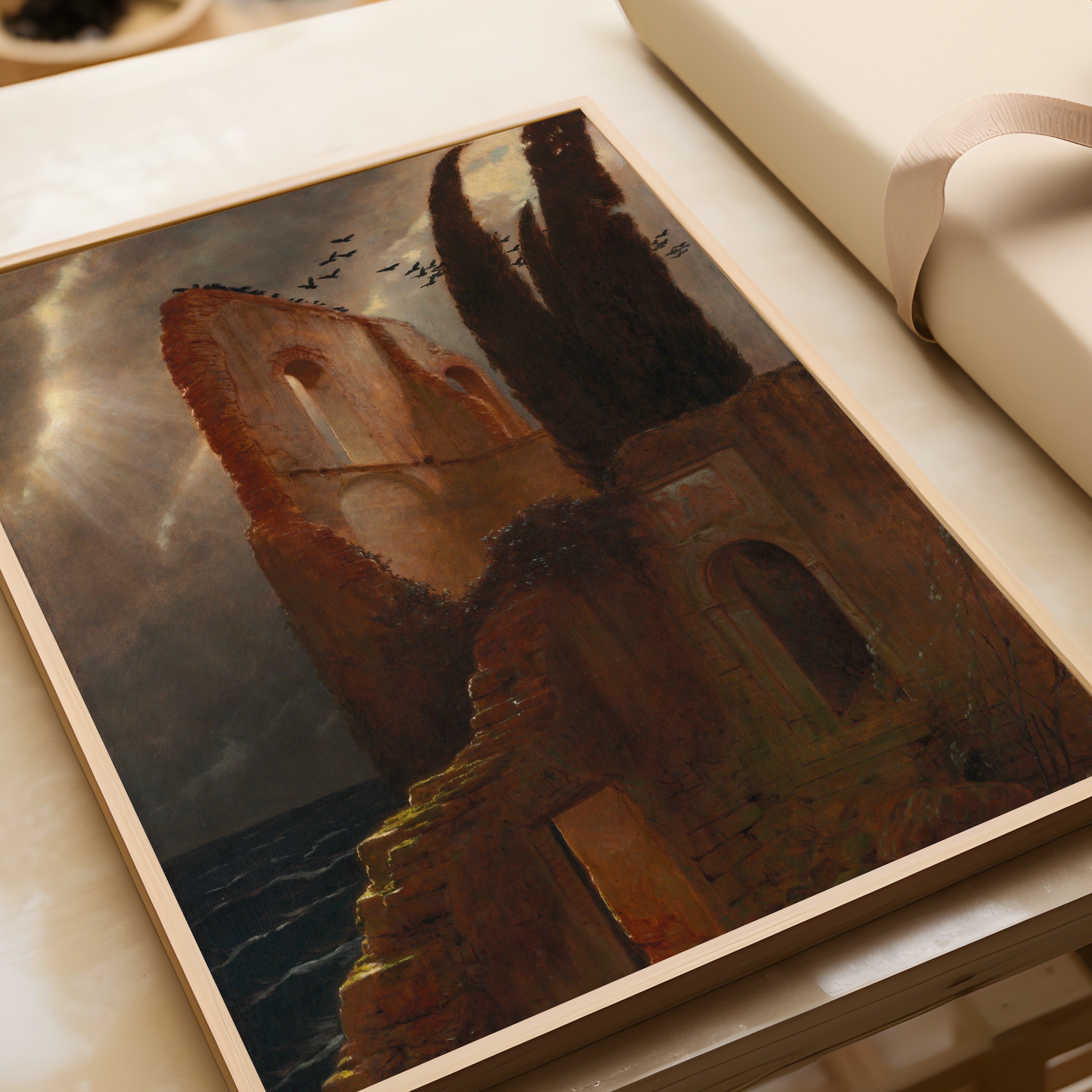 Arnold Böcklin — Ruin by the Sea | Fine Art Giclée Print - 9ArtPrints