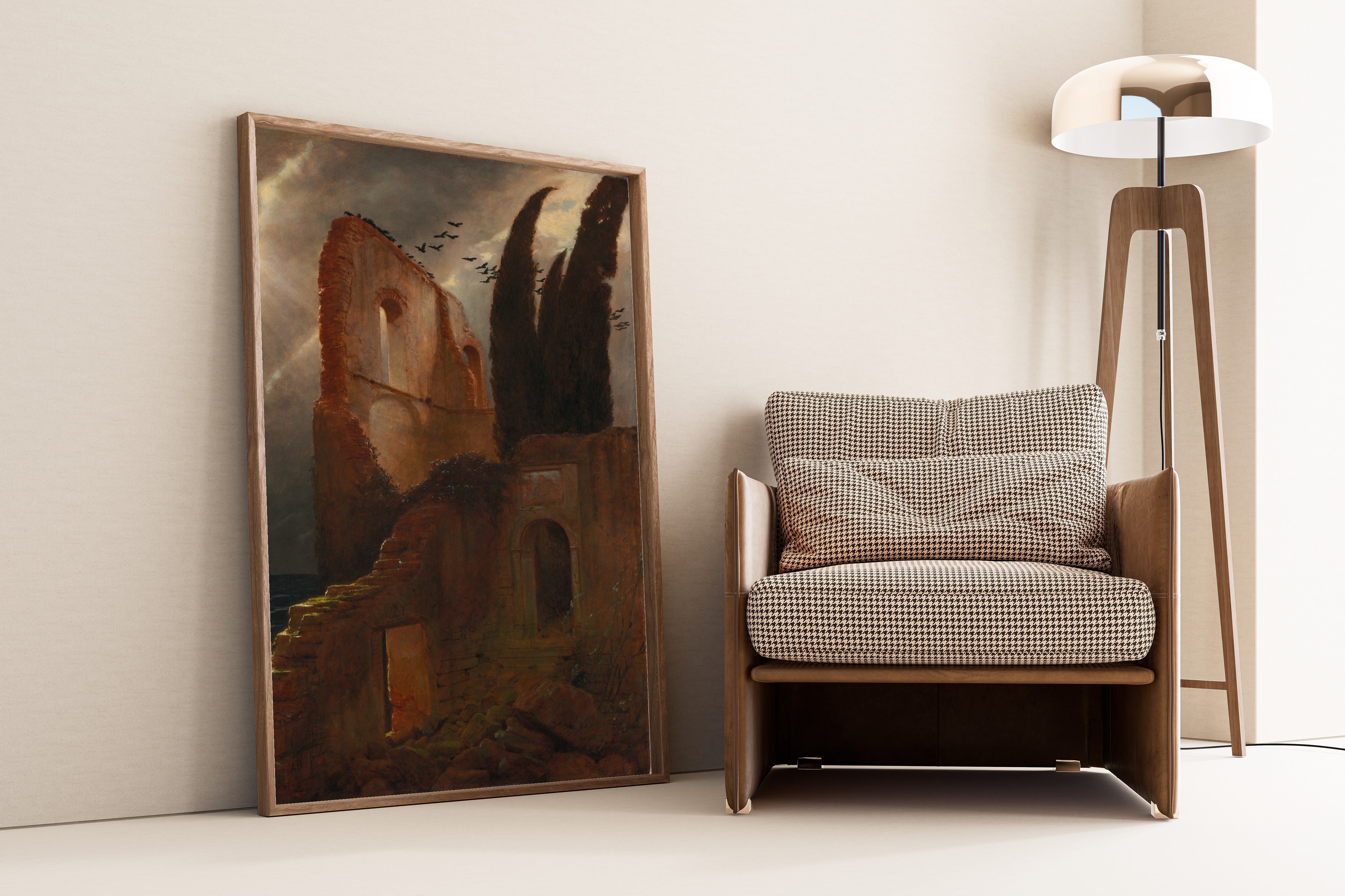 Arnold Böcklin — Ruin by the Sea | Fine Art Giclée Print - 9ArtPrints
