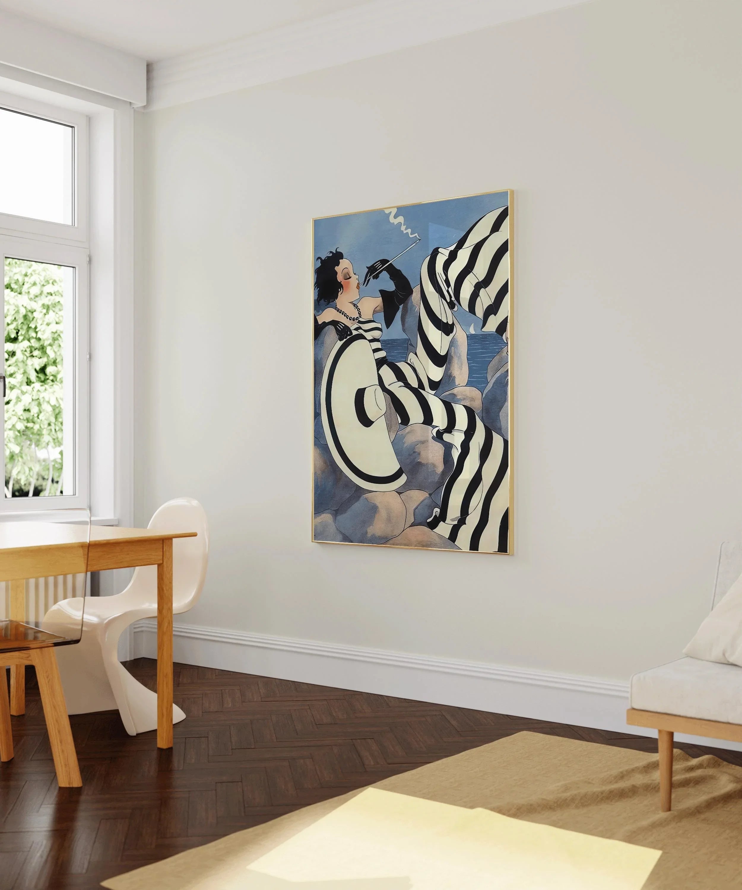 Art Deco Magazine Cover Print: Maurice Pepin - Le Sourire (Handframed or Unframed - 9ArtPrints