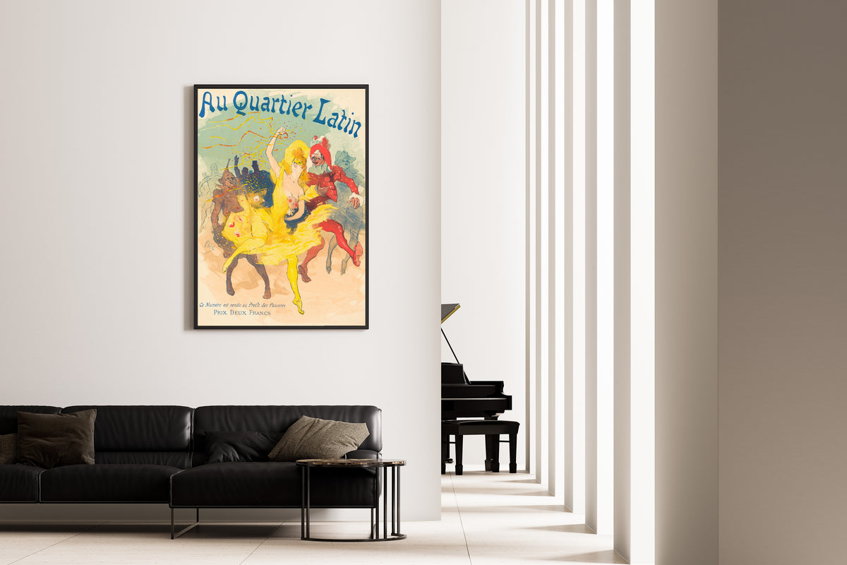 Jules Chéret — Au Quartier Latin | Vintage Poster Print