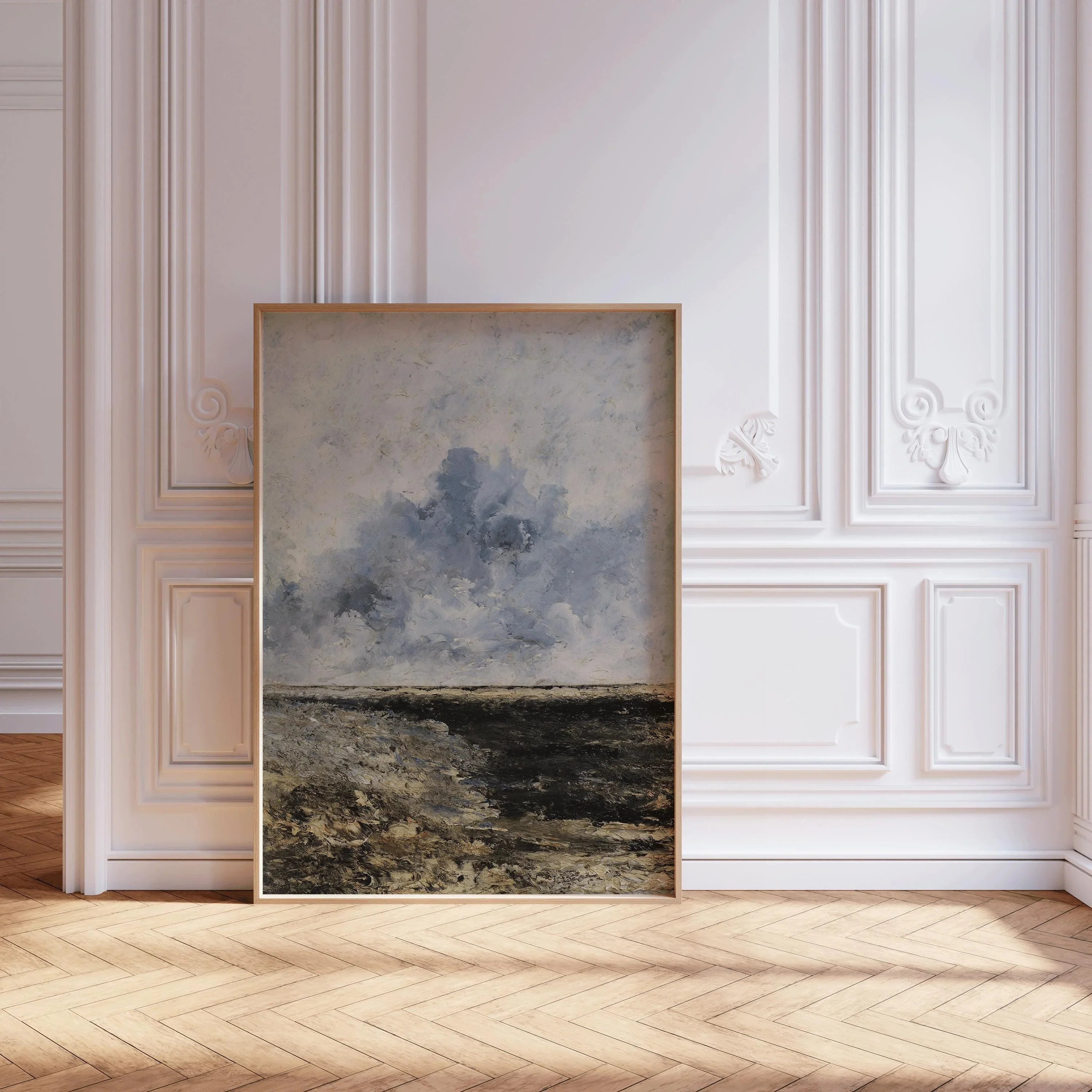 August Strindberg - Seascape | PRINT | Famous Moody Stormy Impressionist Art