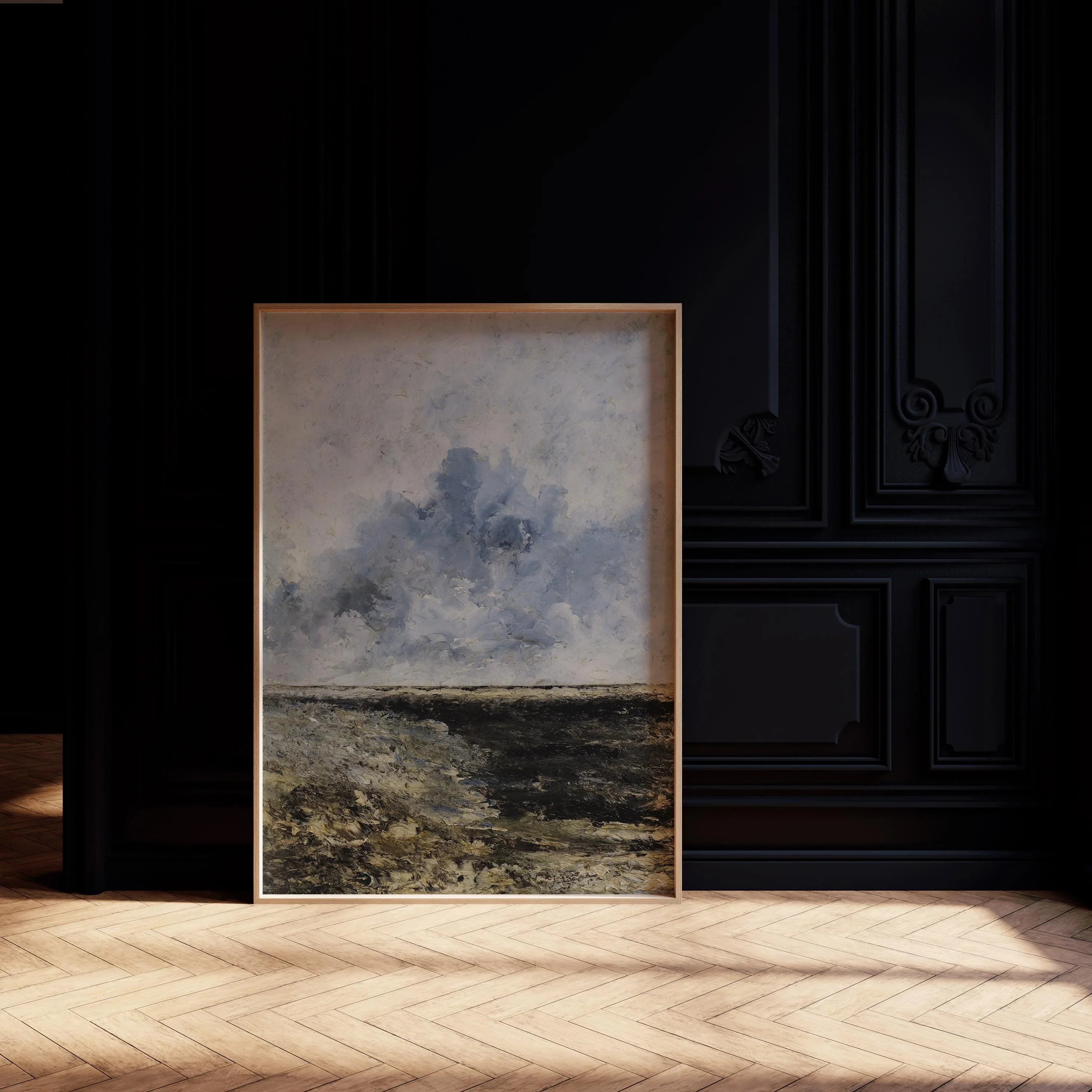 August Strindberg - Seascape | PRINT | Famous Moody Stormy Impressionist Art