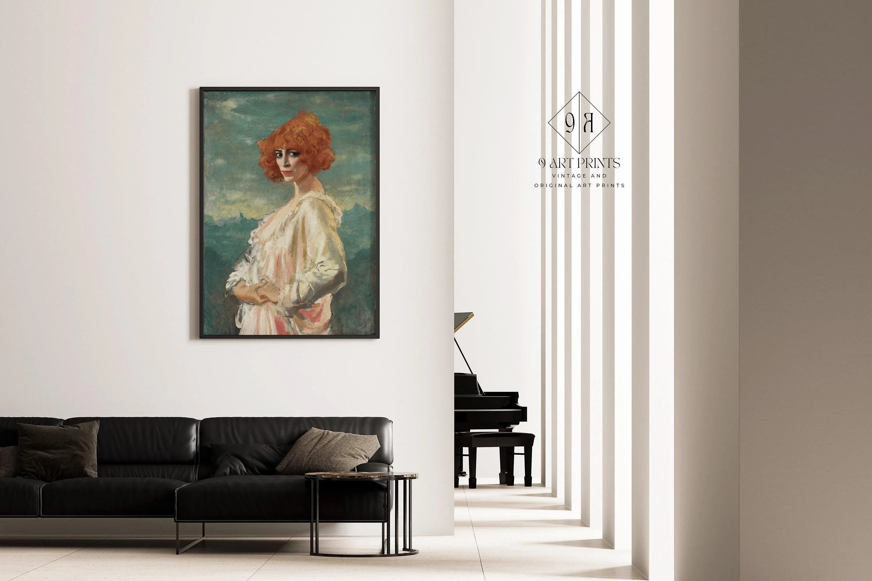 Augustus John - The Marchesa Casati | Vintage Portrait Wall Art (available handframed or unframed) - 9ArtPrints