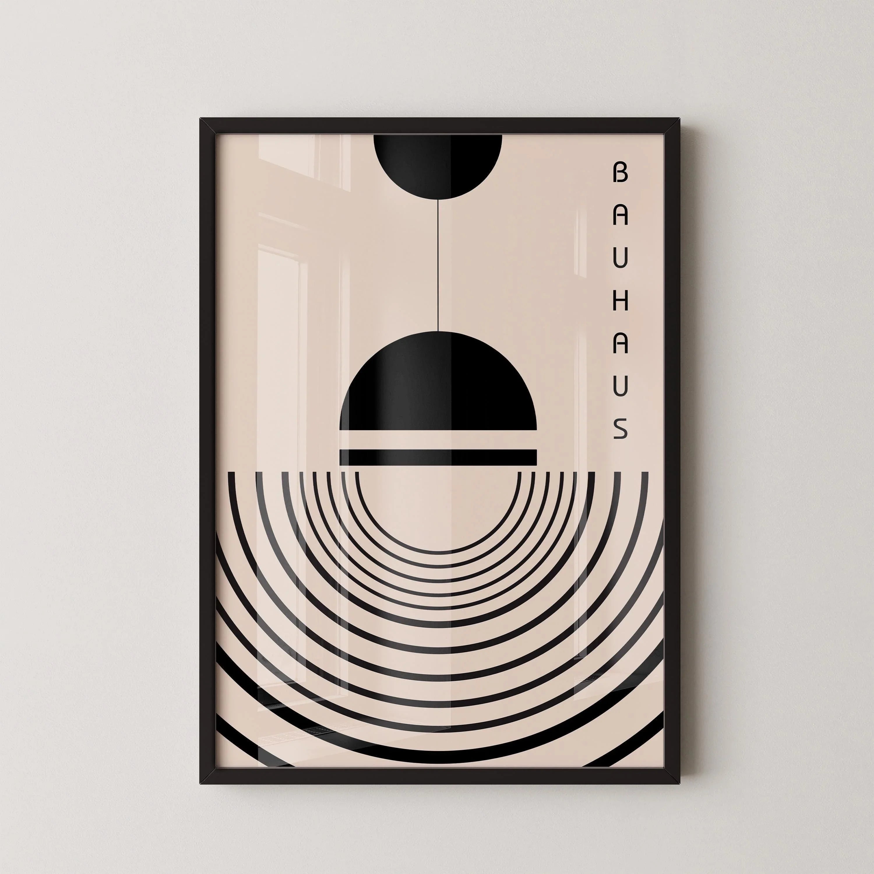 Bauhaus 'The Lamp' Art Print: Mid - Century Modern Giclee - 9ArtPrints