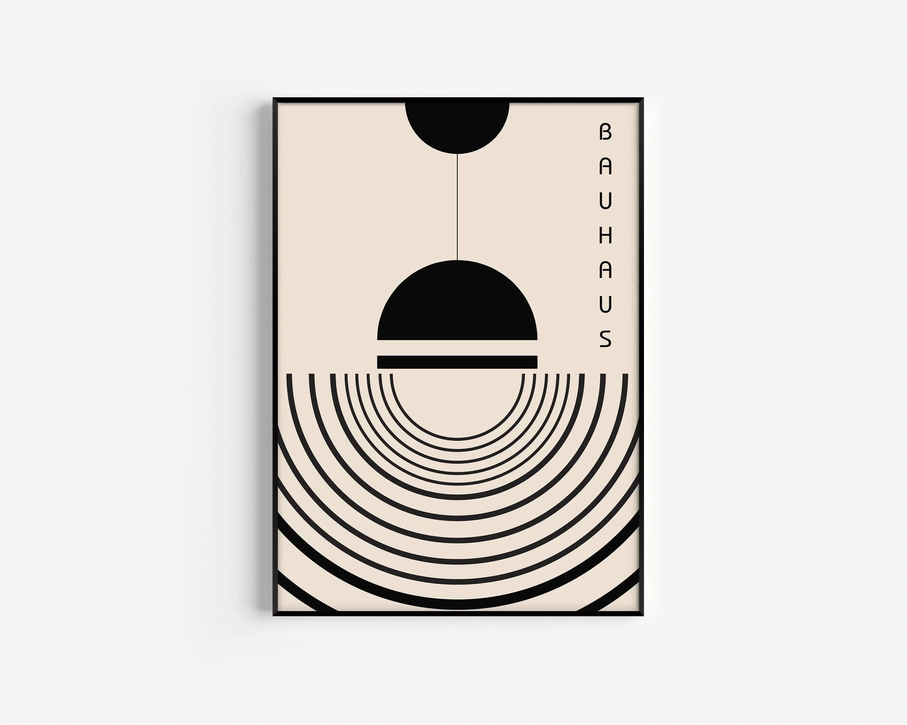 Bauhaus 'The Lamp' Art Print: Mid - Century Modern Giclee - 9ArtPrints