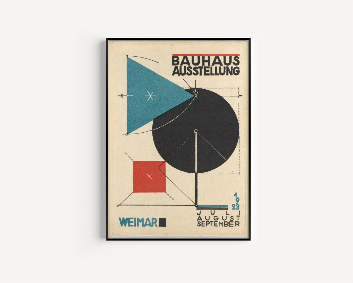 Bauhaus Ausstellung Giclee Print: Mid - Century Modern Art - 9ArtPrints