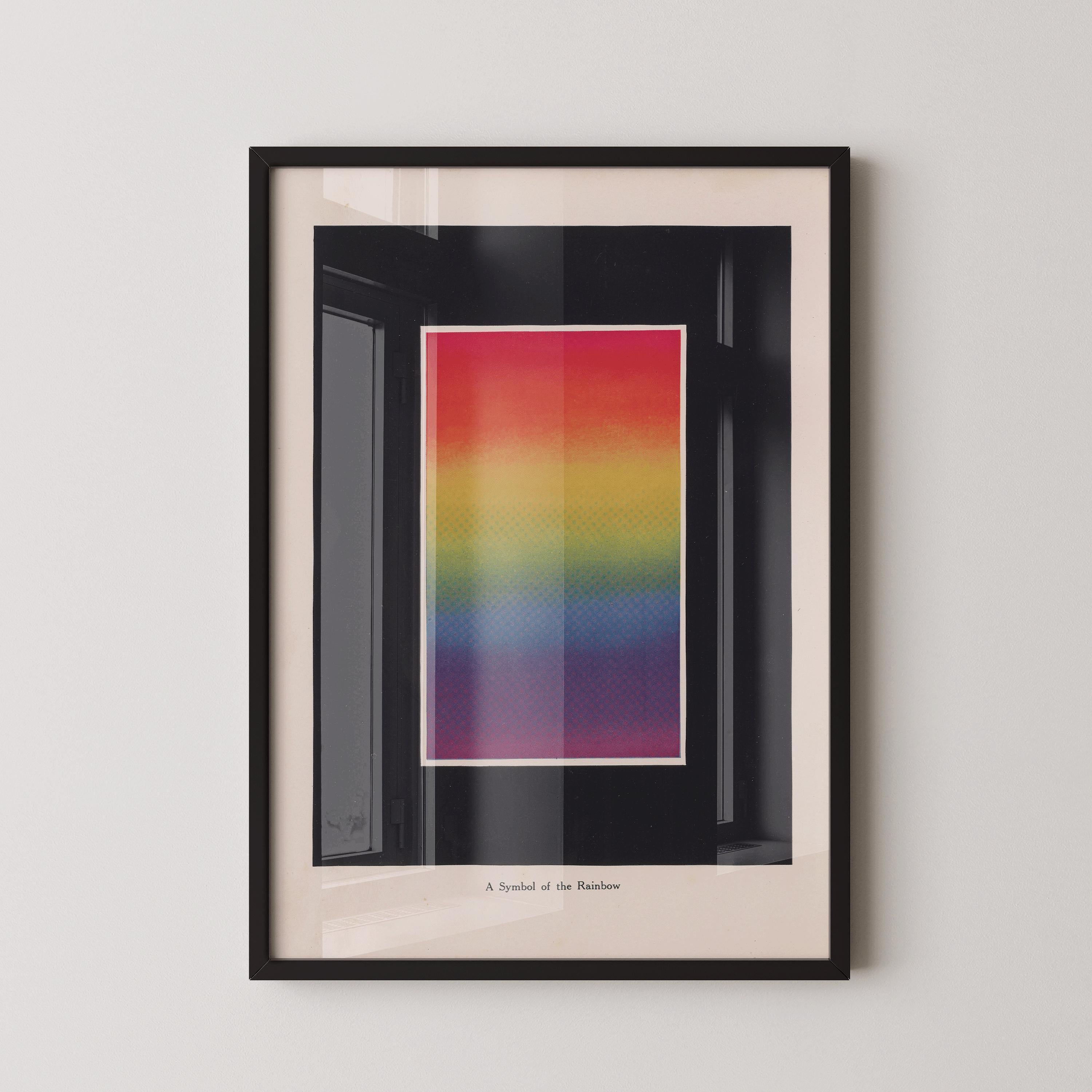 Bonnie E. Snow - The Theory and Practice of Colour - A Symbol of the Rainbow | Vintage Poster Available handframed or unframed - 9ArtPrints