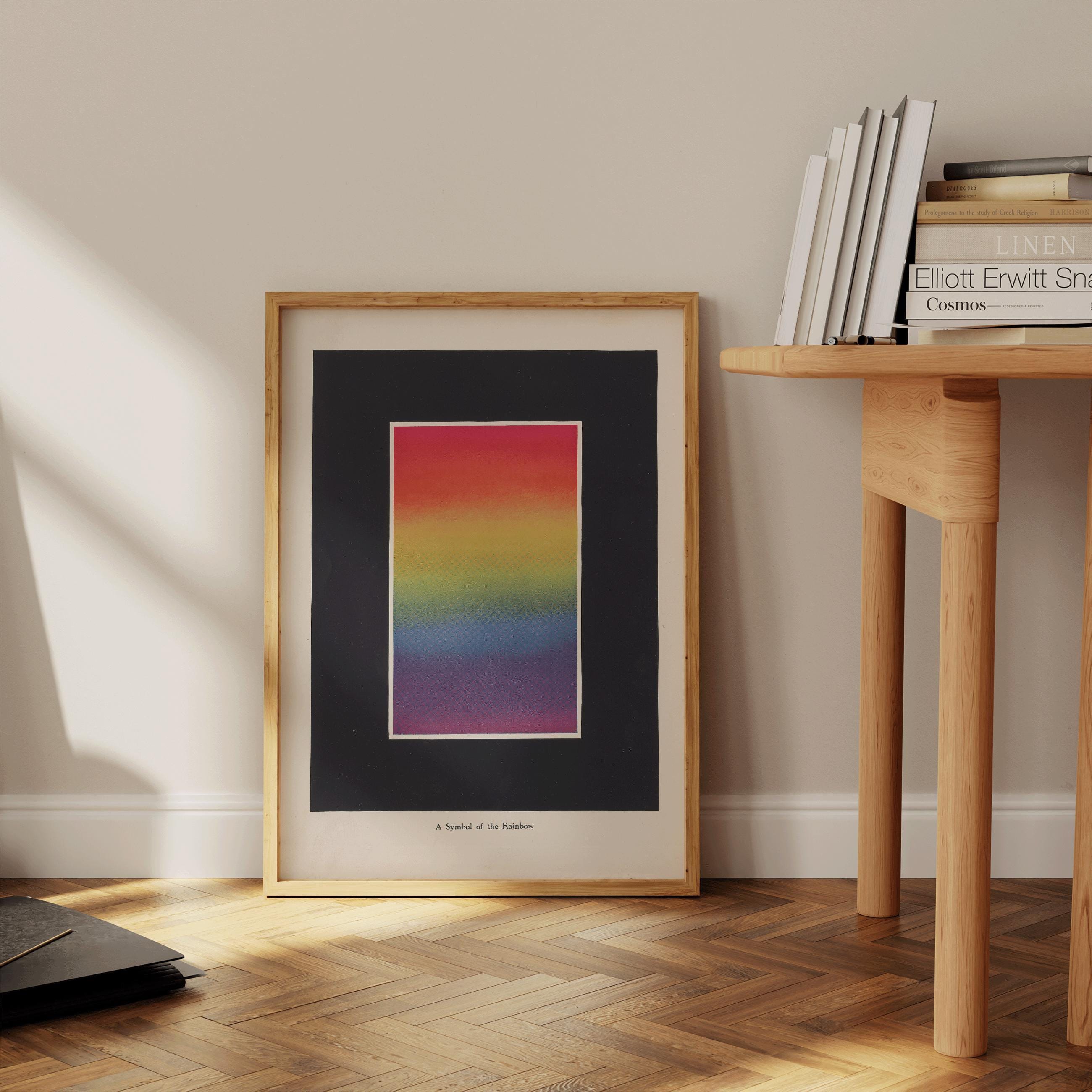Bonnie E. Snow - The Theory and Practice of Colour - A Symbol of the Rainbow | Vintage Poster Available handframed or unframed - 9ArtPrints