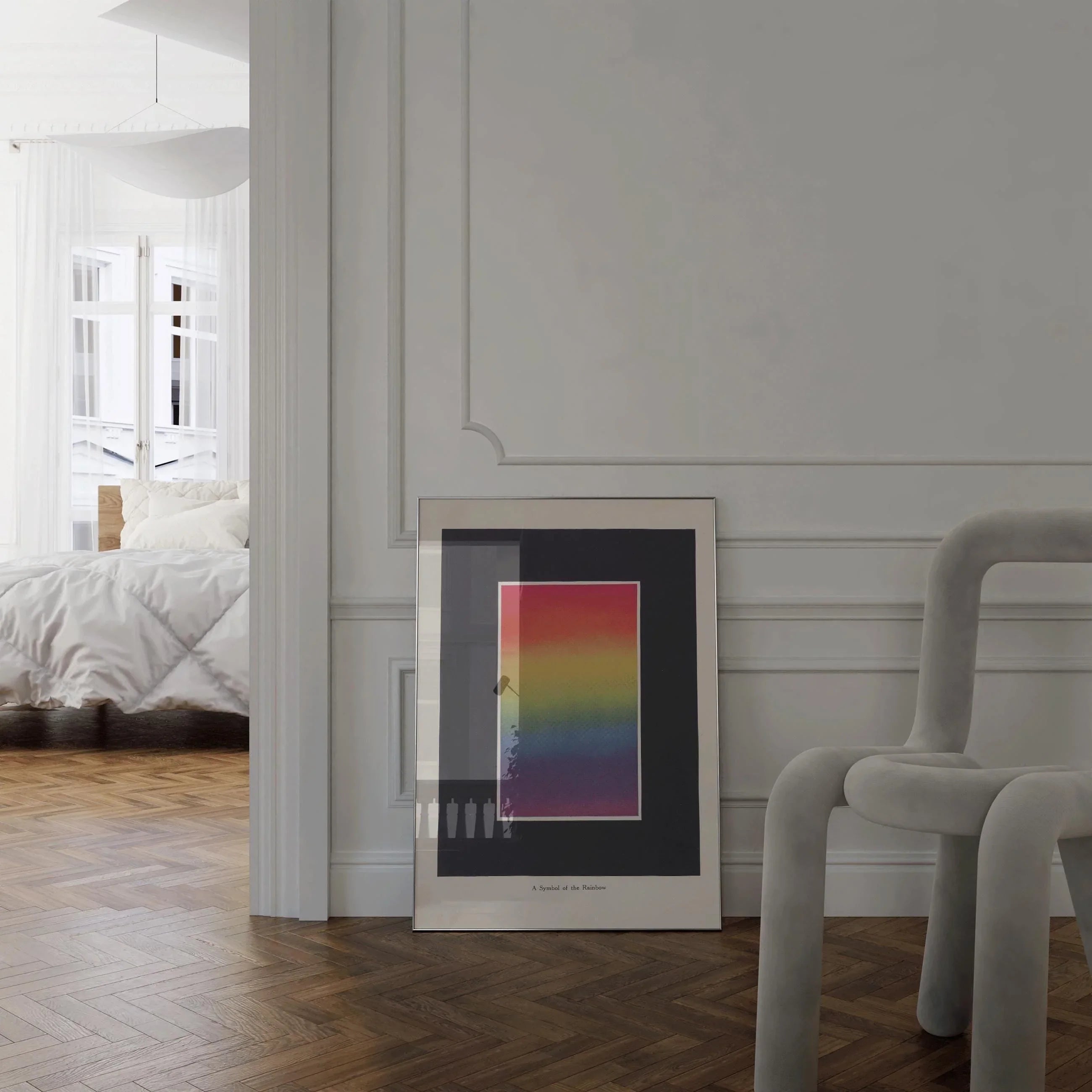 Bonnie E. Snow - The Theory and Practice of Colour - A Symbol of the Rainbow | Vintage Poster Available handframed or unframed - 9ArtPrints