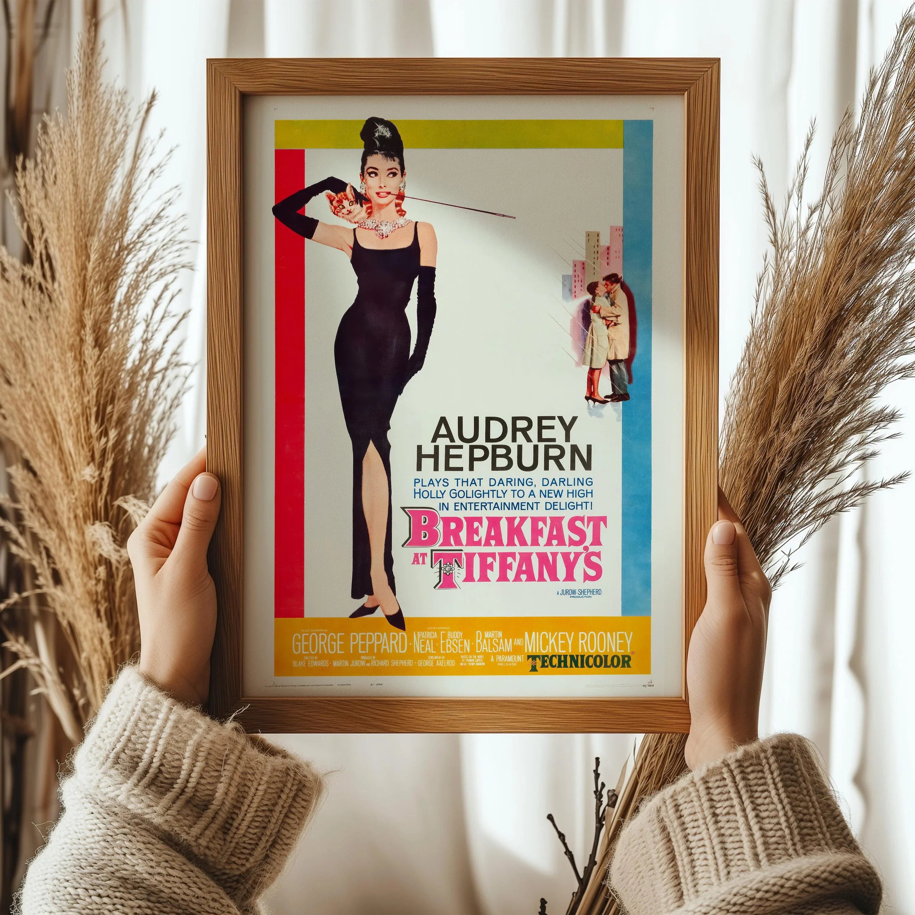 Breakfast At Tiffany's | The All - Time Classic Our Customer's Can't Get Enough of | Vintage Movie Poster (available framed or unframed) - 9ArtPrints