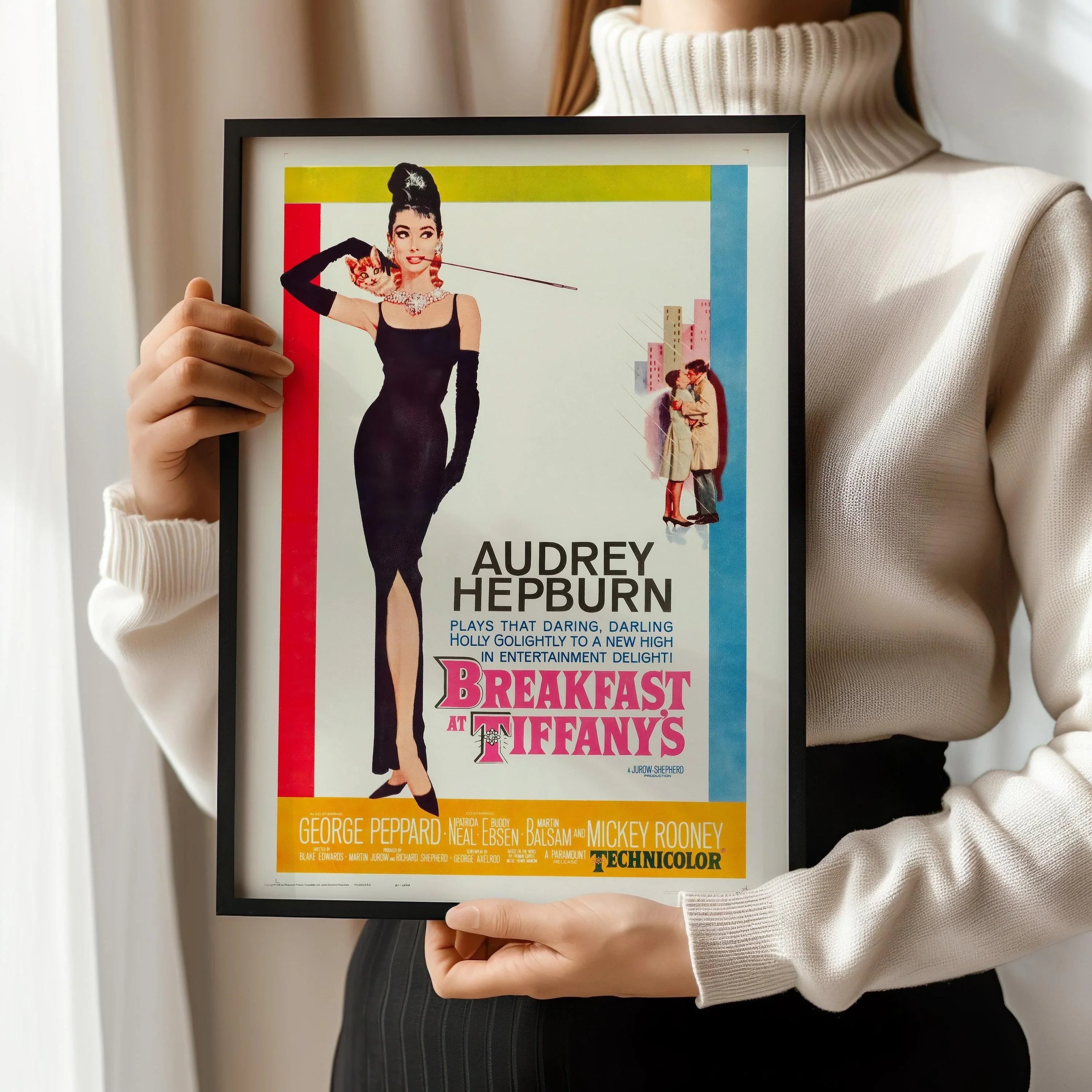 Breakfast At Tiffany's | The All - Time Classic Our Customer's Can't Get Enough of | Vintage Movie Poster (available framed or unframed) - 9ArtPrints