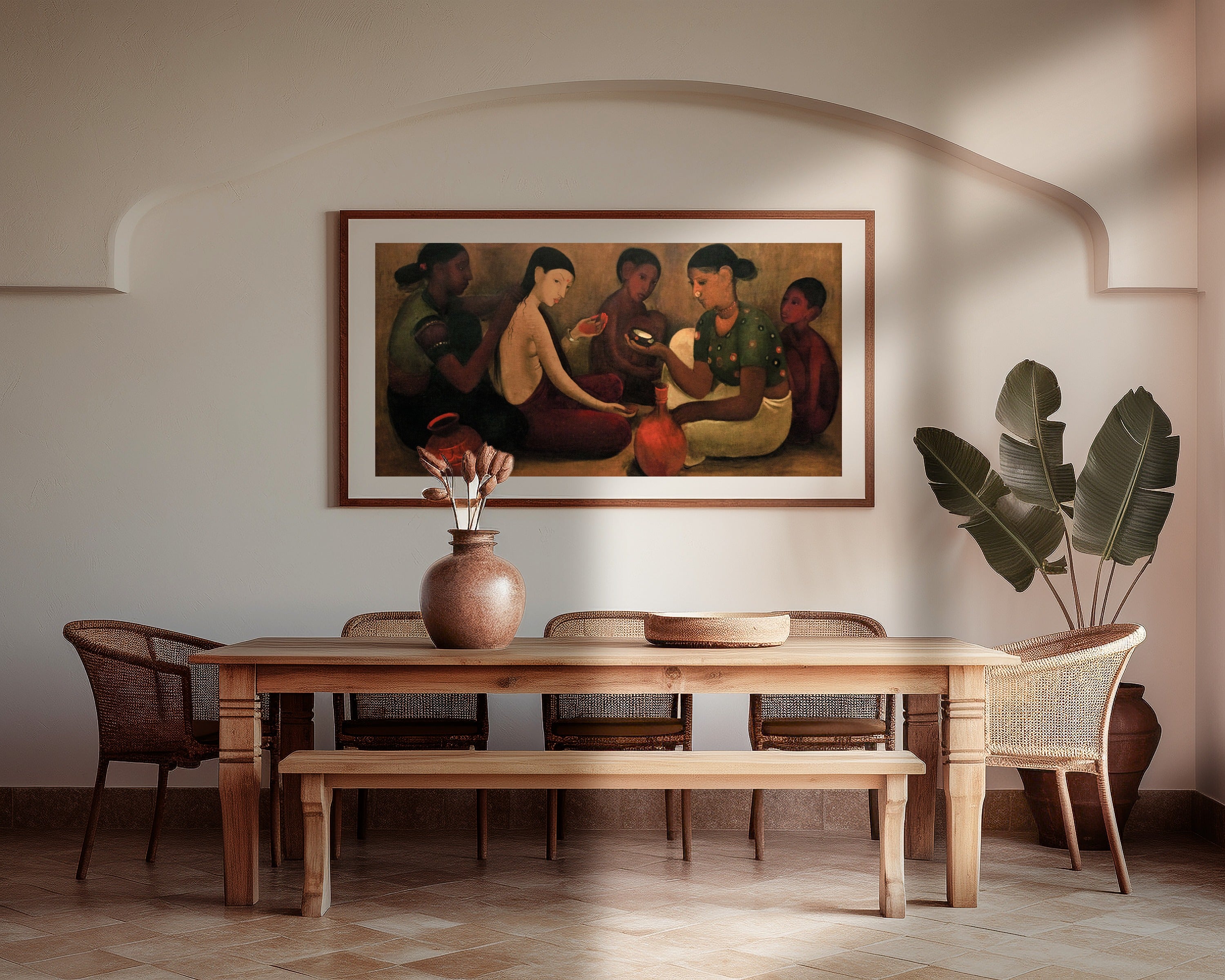 Amrita Sher-Gil — Bride's Toilet | Fine Art Giclée Print