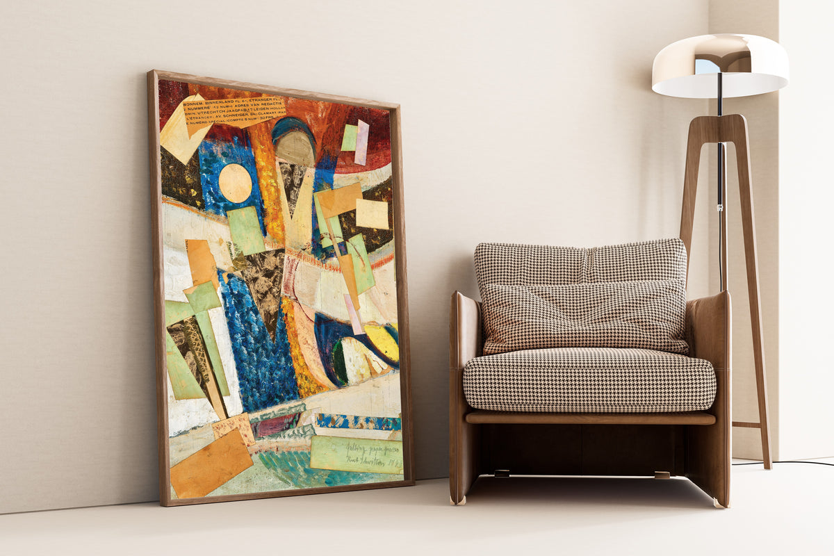 Kurt Schwitters — c 71 falling paper pieces | Fine Art Print
