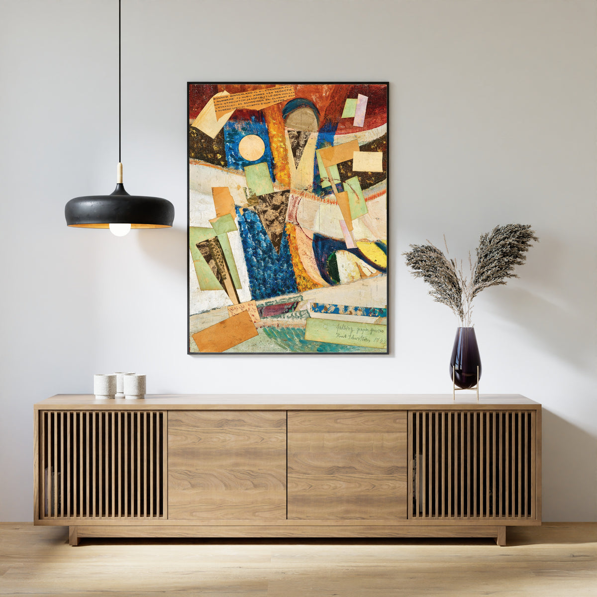 Kurt Schwitters — c 71 falling paper pieces | Fine Art Print