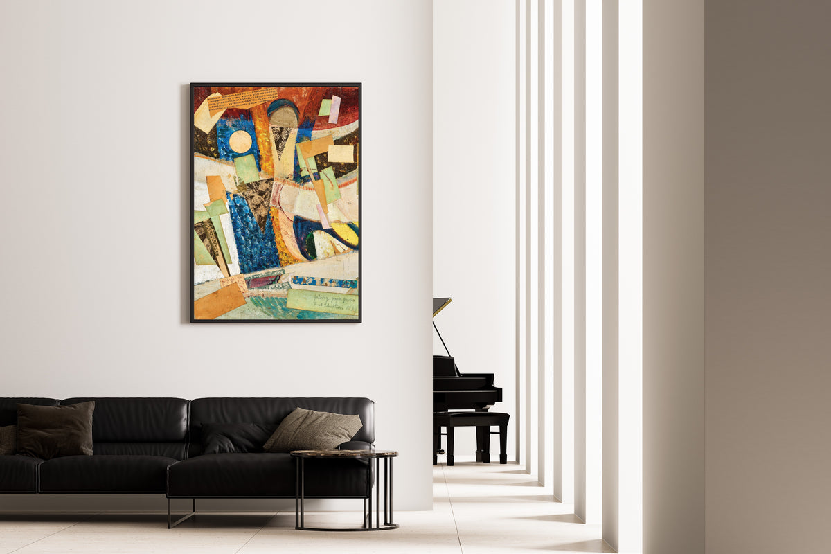 Kurt Schwitters — c 71 falling paper pieces | Fine Art Print