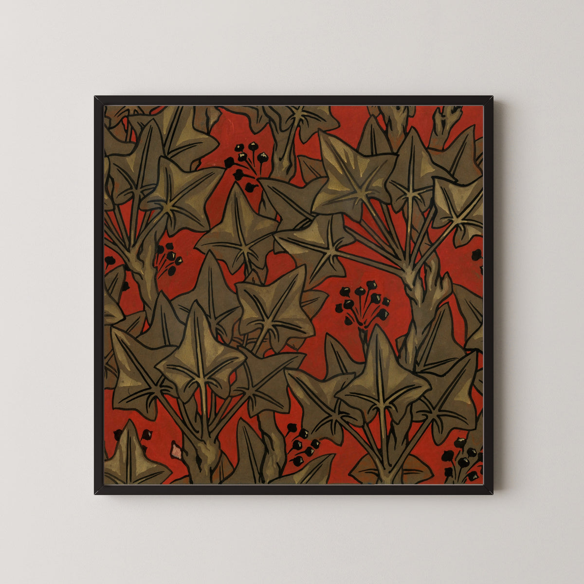 Arthur Heygate Mackmurdo — Ivy | Ornament Plate Print