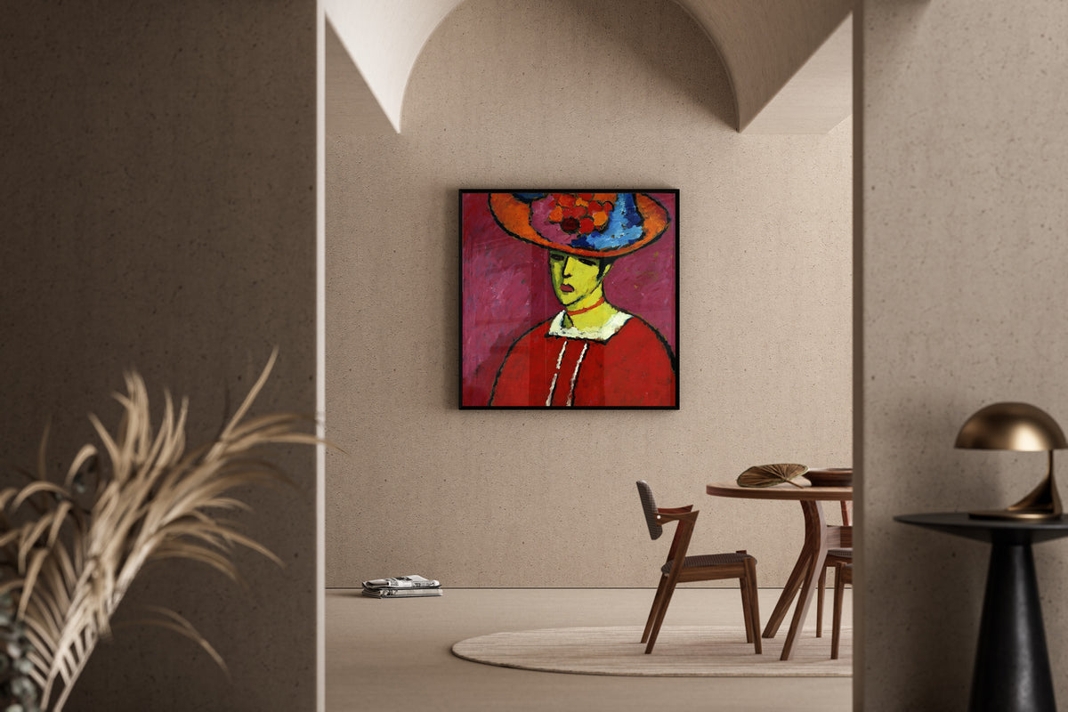 Alexej von Jawlensky — Schokko with Wide-Brimmed Hat | Expressionist Fine Art Print