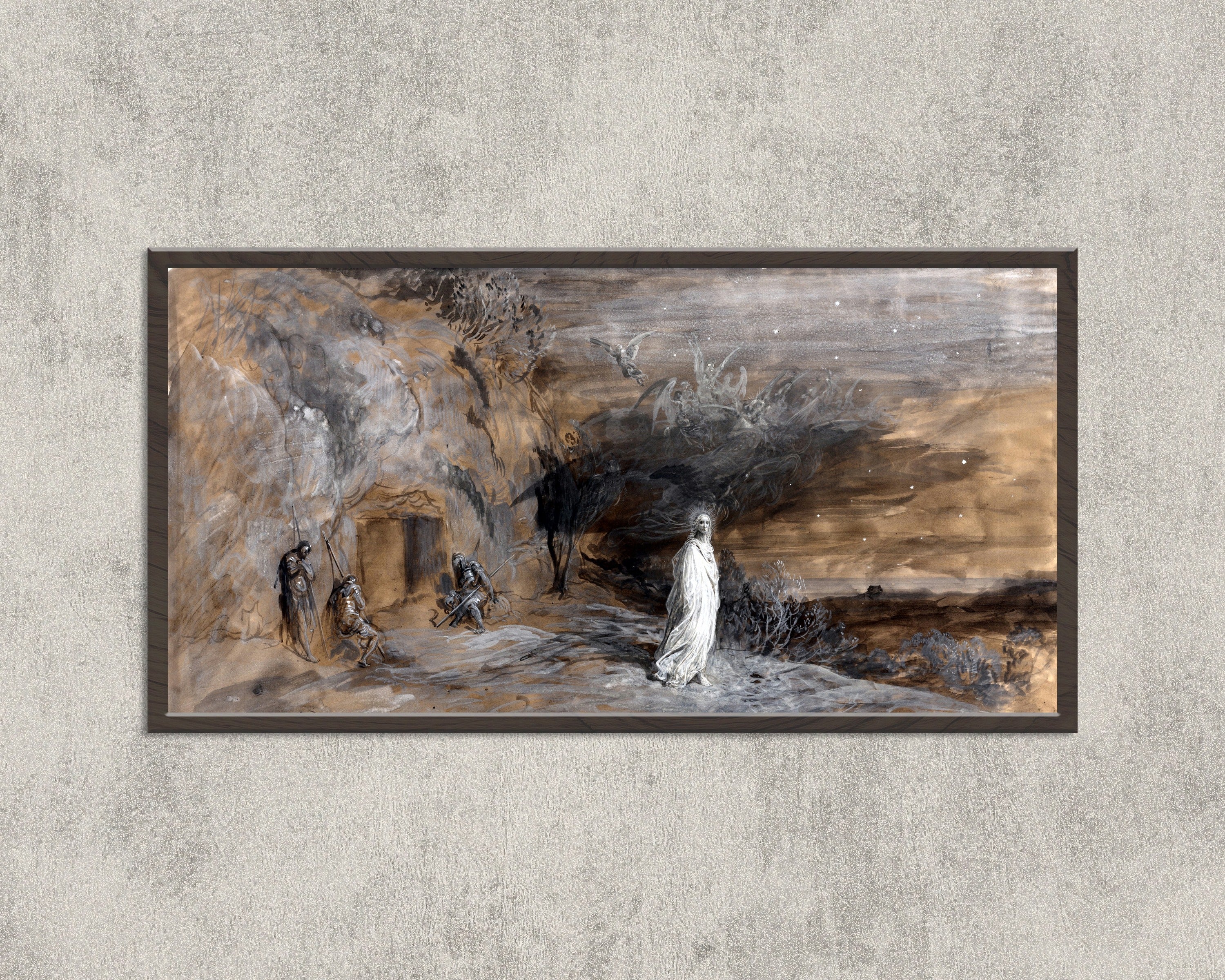 Gustave Doré — Christ coming out of the tomb | Fine Art Print