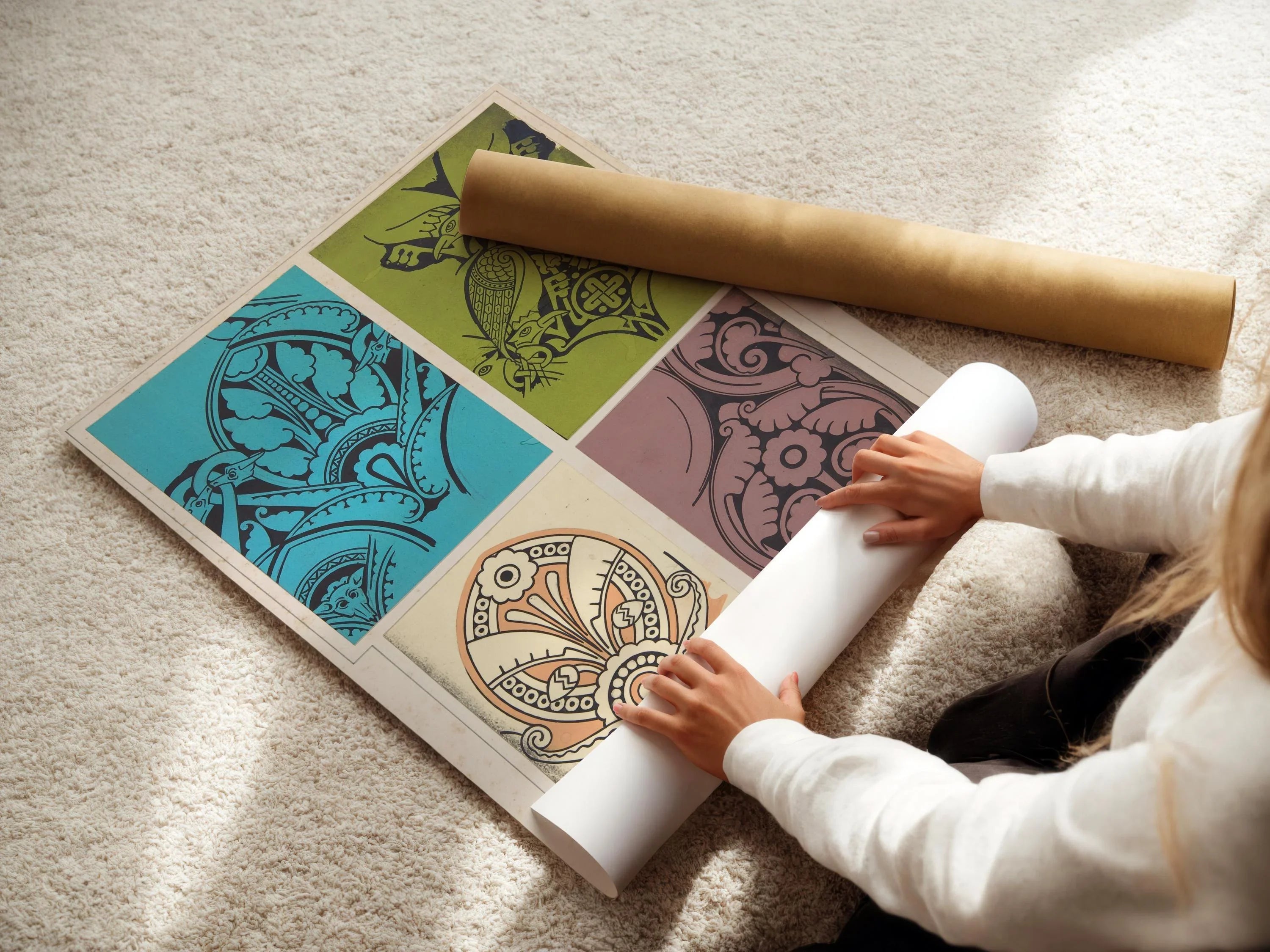 Christopher Dresser - Art Nouveau Ornamental Design PRINT | Vintage Decorative Masterpiece Available Framed - 9ArtPrints