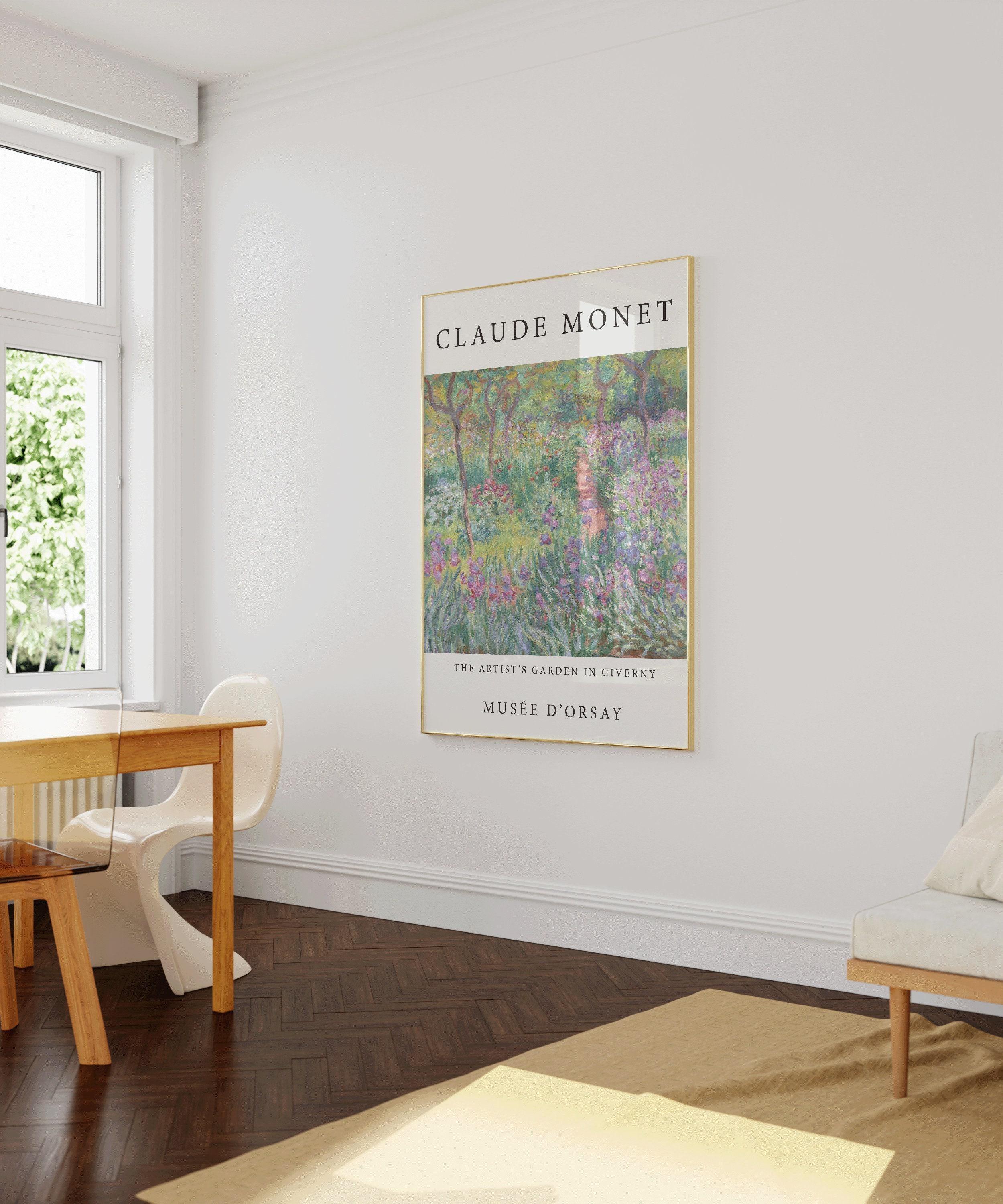 Claude Monet - Artist's Garden Giverny | Famous Art Print