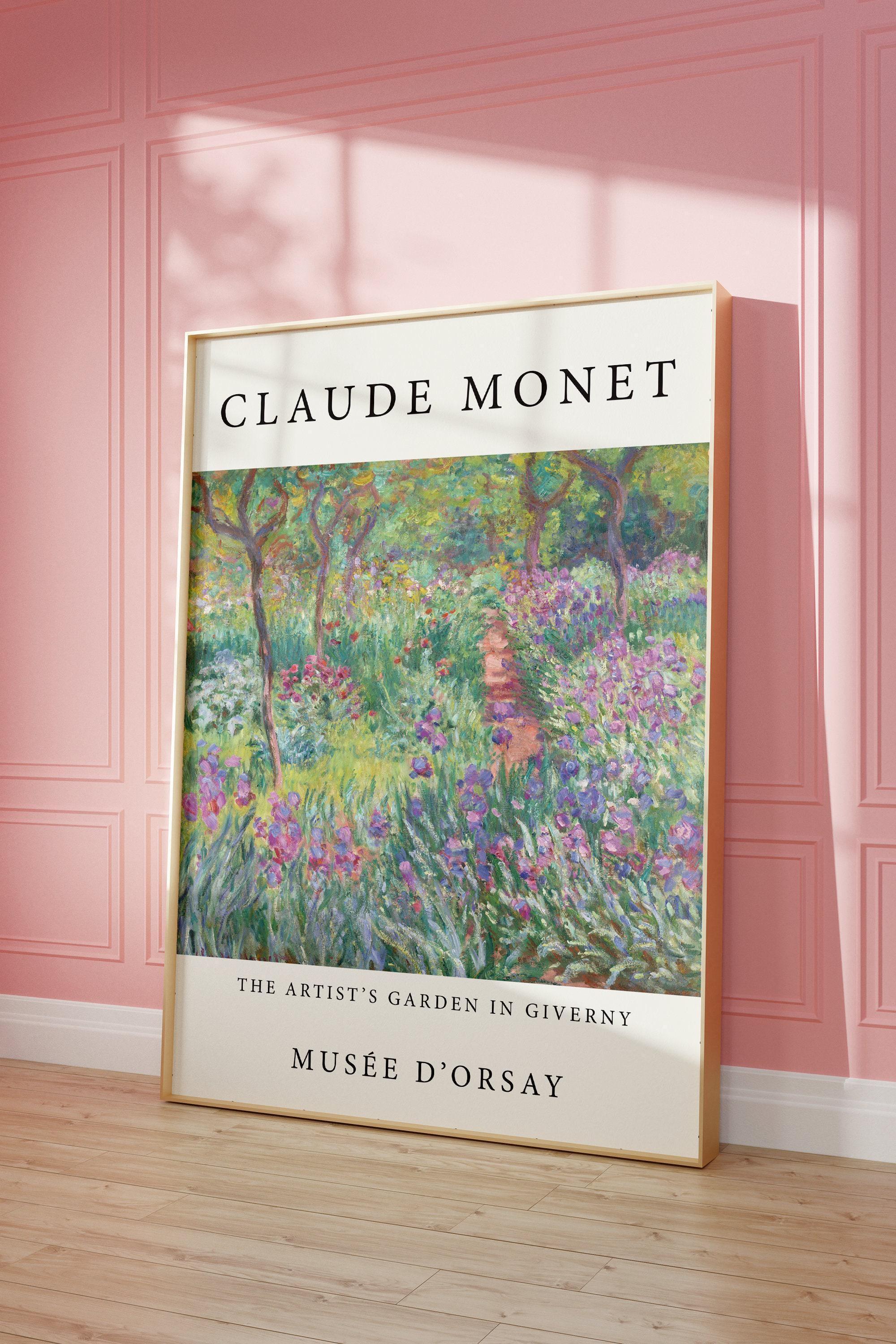 Claude Monet - Artist's Garden Giverny | Famous Art Print