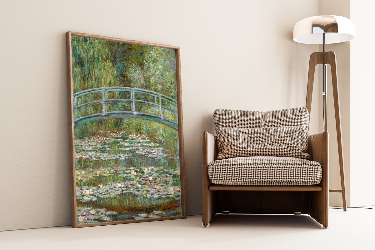 Claude Monet — Bridge over a Pond of Water Lilies | Fine Art Print - 9ArtPrints
