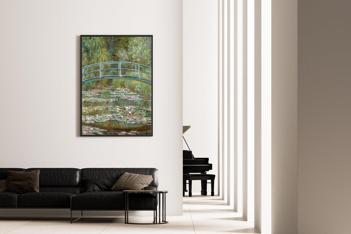 Claude Monet — Bridge over a Pond of Water Lilies | Fine Art Print - 9ArtPrints