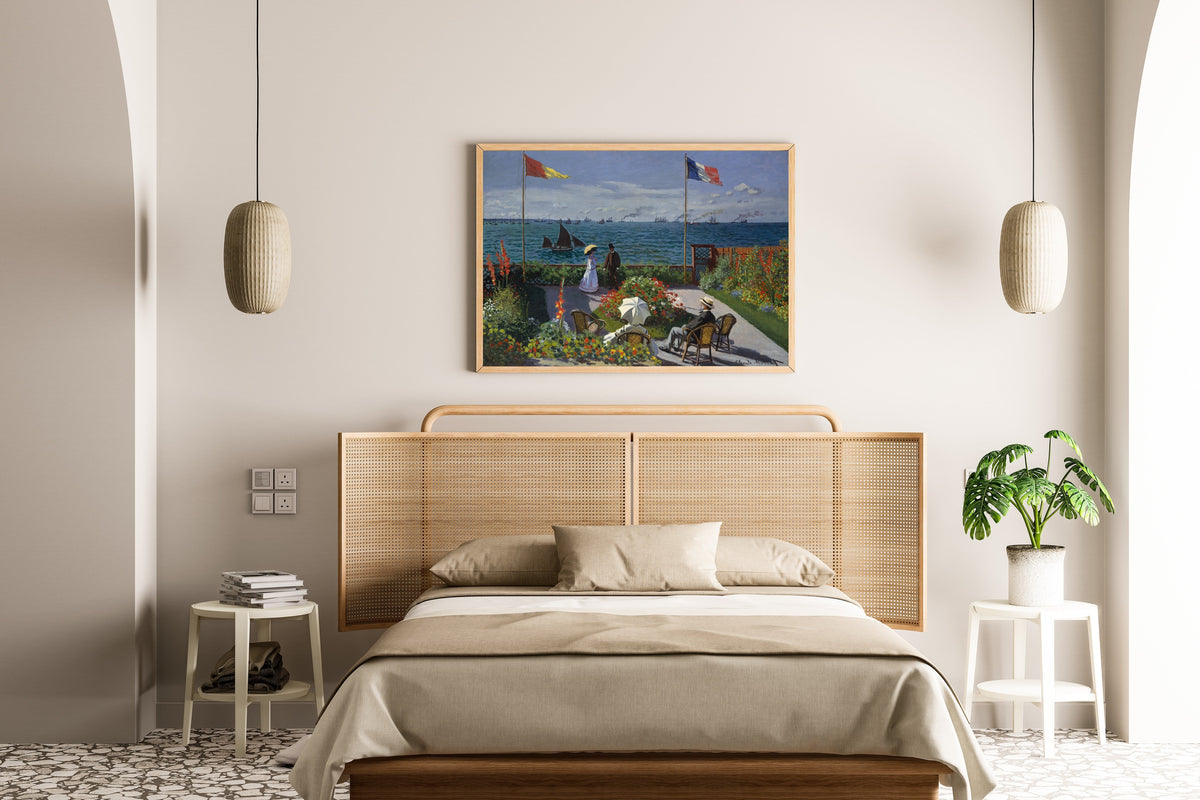 Claude Monet — Garden at Sainte-Adresse | Fine Art Print - 9ArtPrints