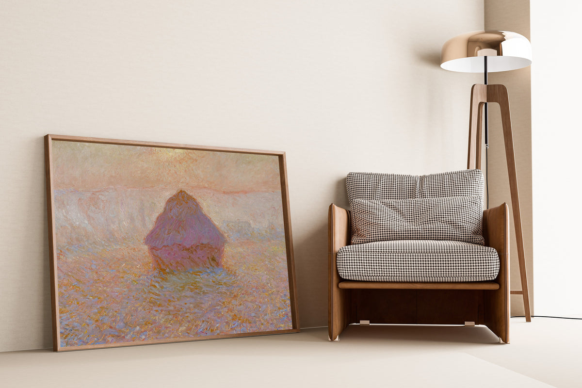 Claude Monet — Grainstack, Sun in the Mist | Fine Art Print - 9ArtPrints