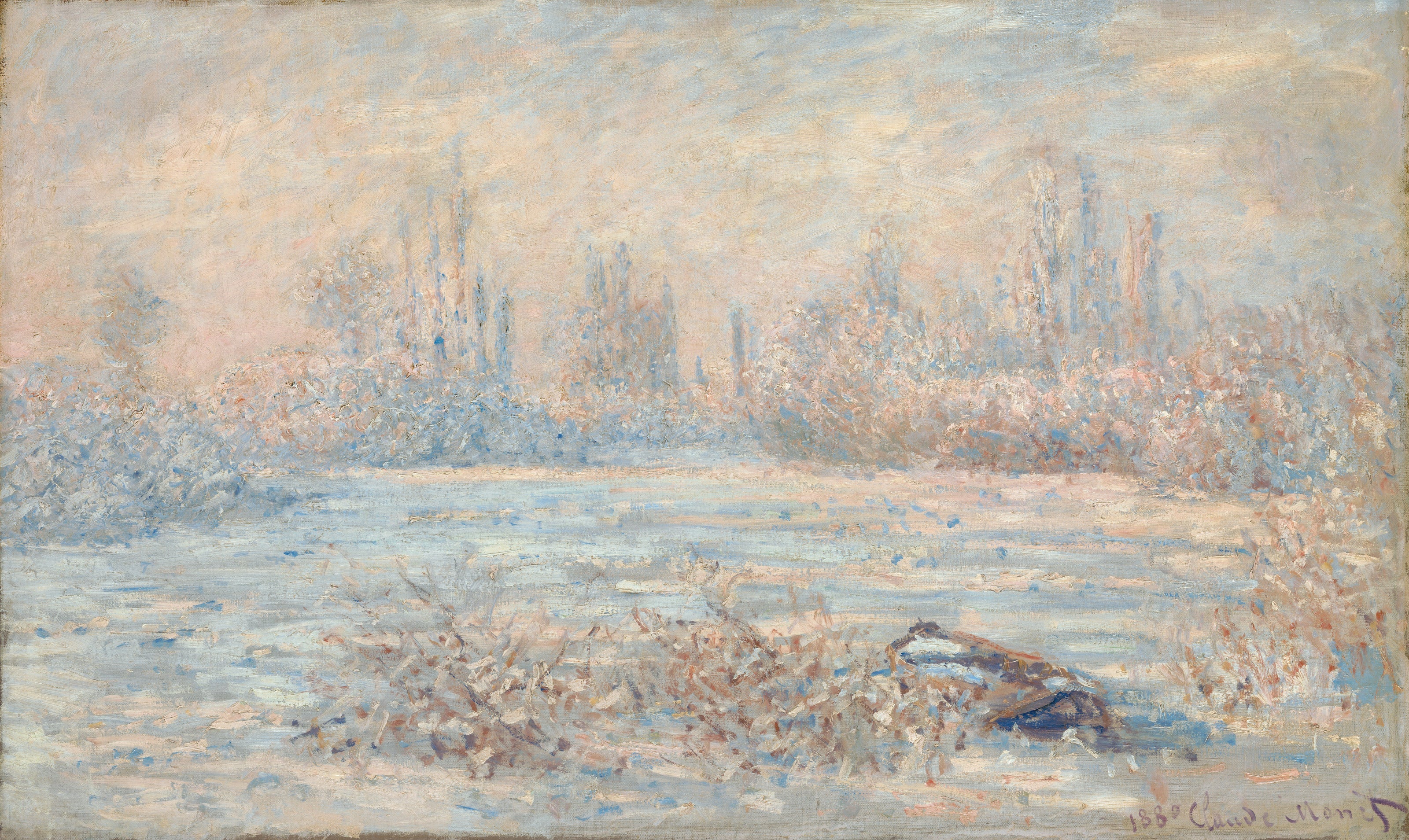 Claude Monet — Hoarfrost (Le Givre) | Fine Art Print - 9ArtPrints