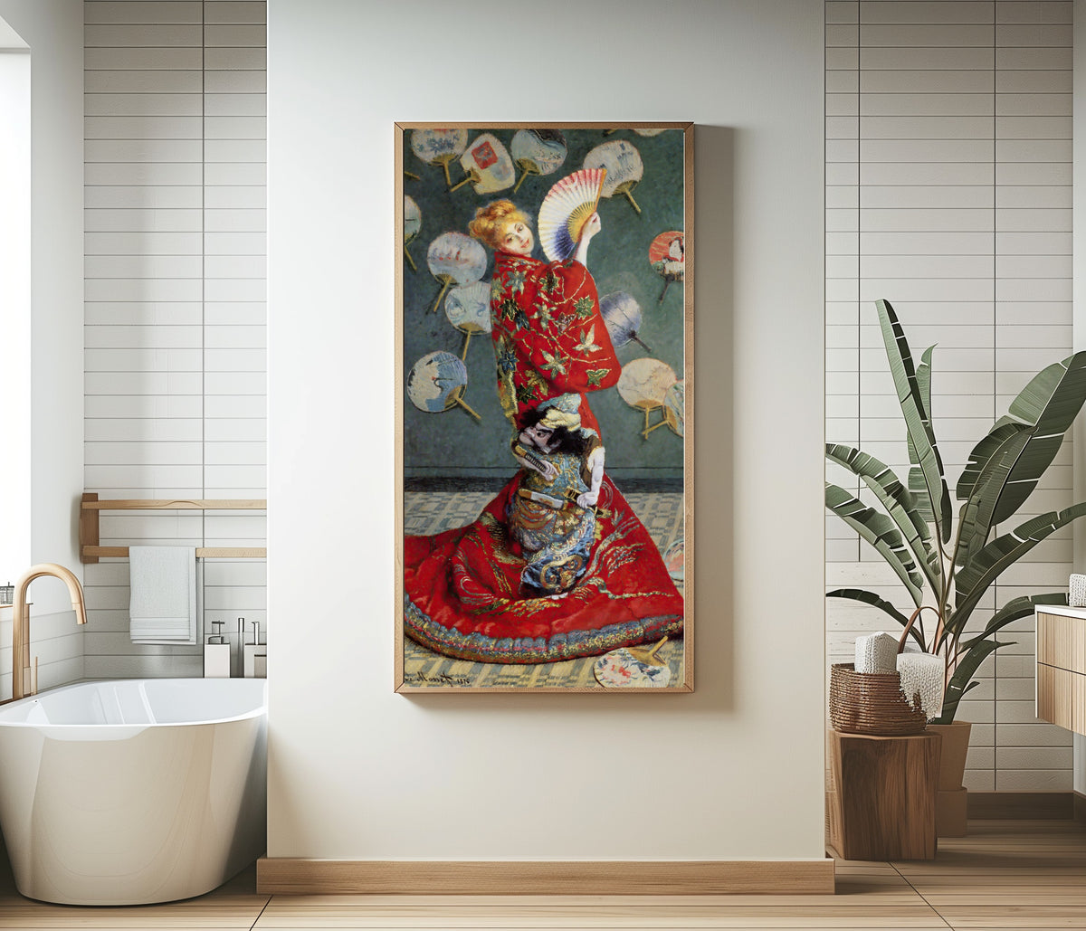 Claude Monet — La Japonaise (Camille Monet in Japanese Costume) | Fine Art Print - 9ArtPrints