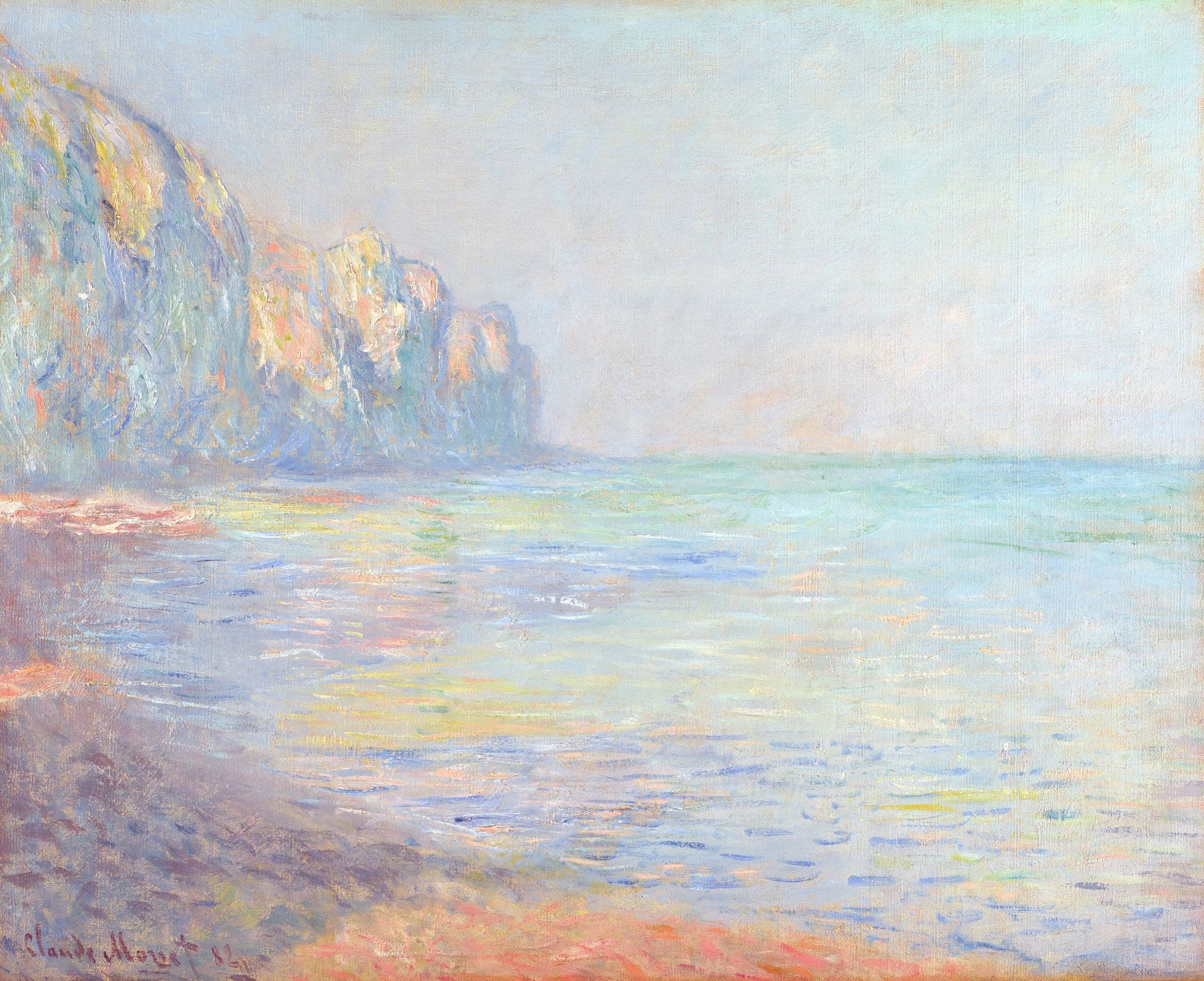 Claude Monet — Misty Morning at Pourville (Le Matin, temps brumeux) | Fine Art Print - 9ArtPrints