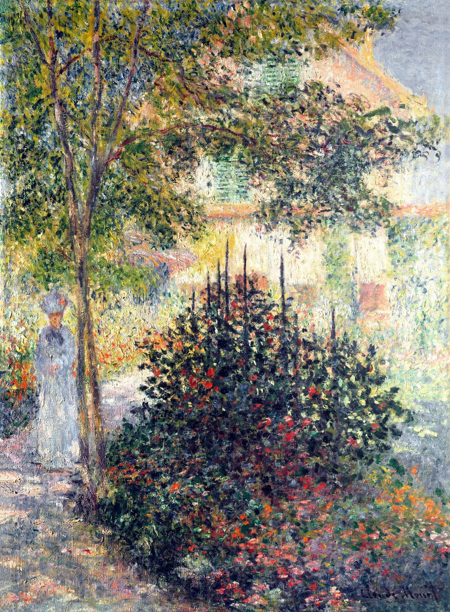 Claude Monet — Monet's Garden at Argenteuil | Fine Art Print - 9ArtPrints