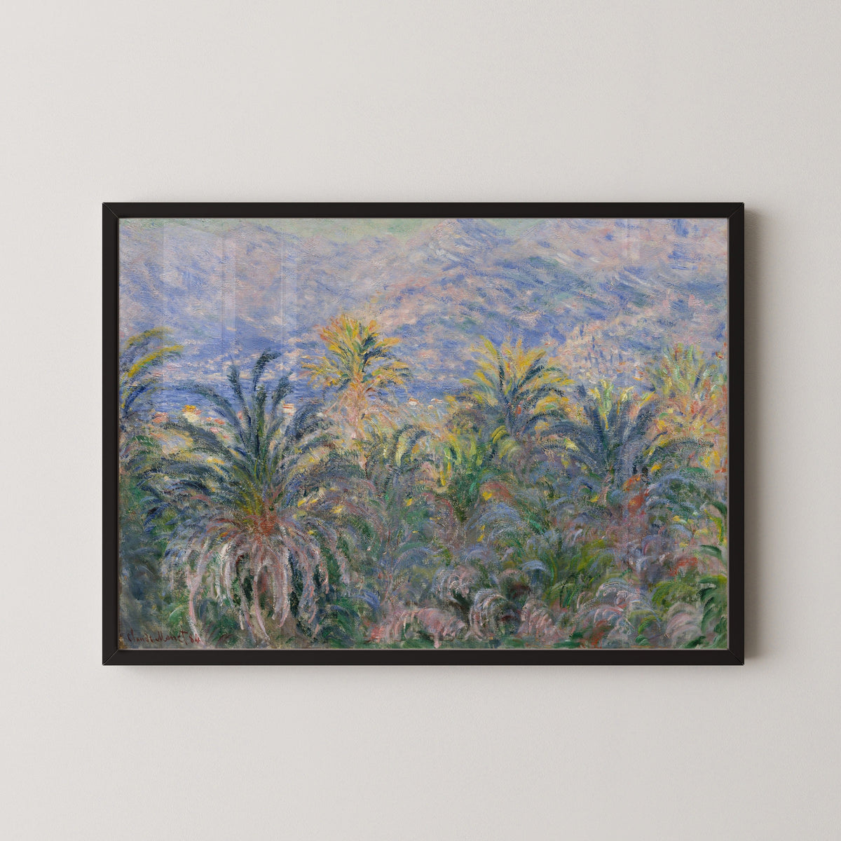 Claude Monet — Palm Trees at Bordighera | Fine Art Print - 9ArtPrints