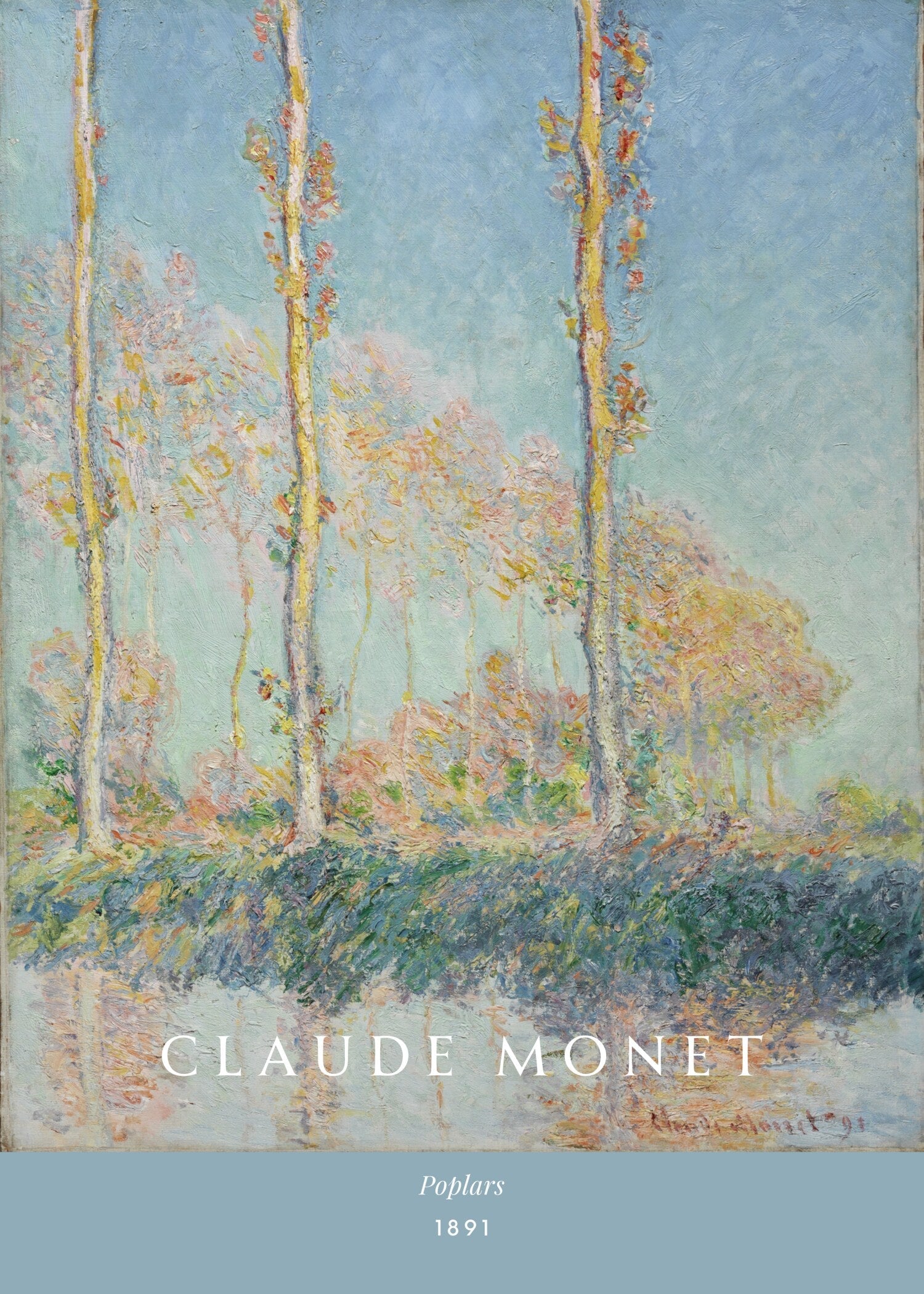 Claude Monet — Poplars | Fine Art Print - 9ArtPrints