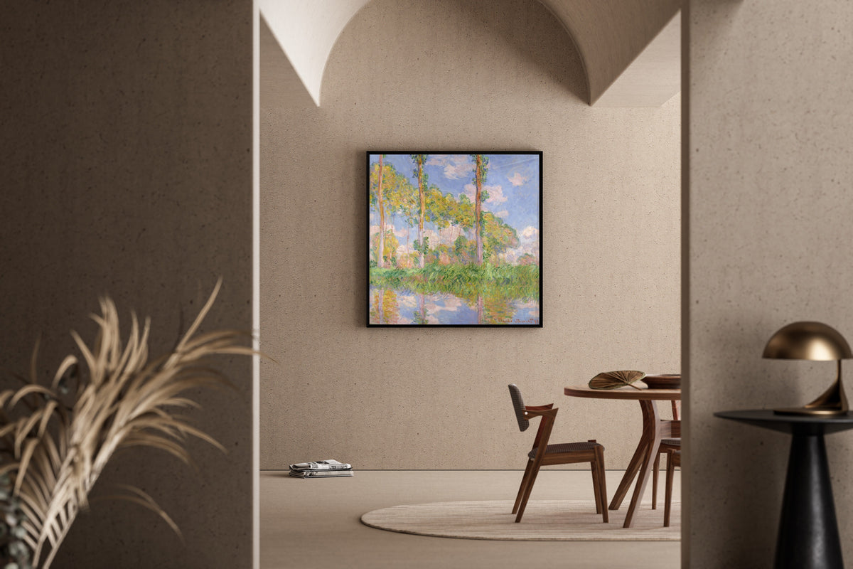 Claude Monet — Poplars in the Sun | Fine Art Print - 9ArtPrints
